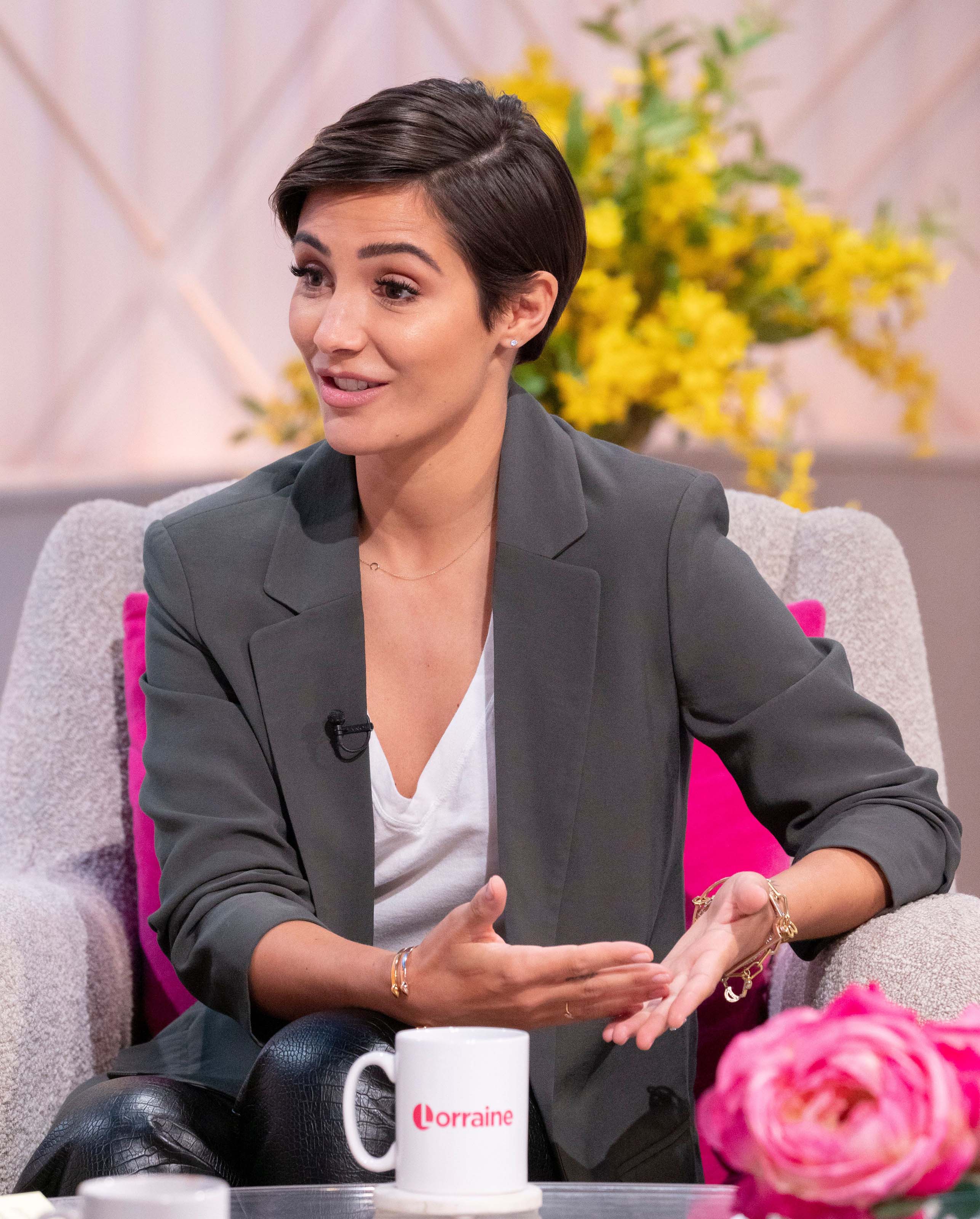 Frankie Bridge at Lorraine TV Show in London 5th March 2020