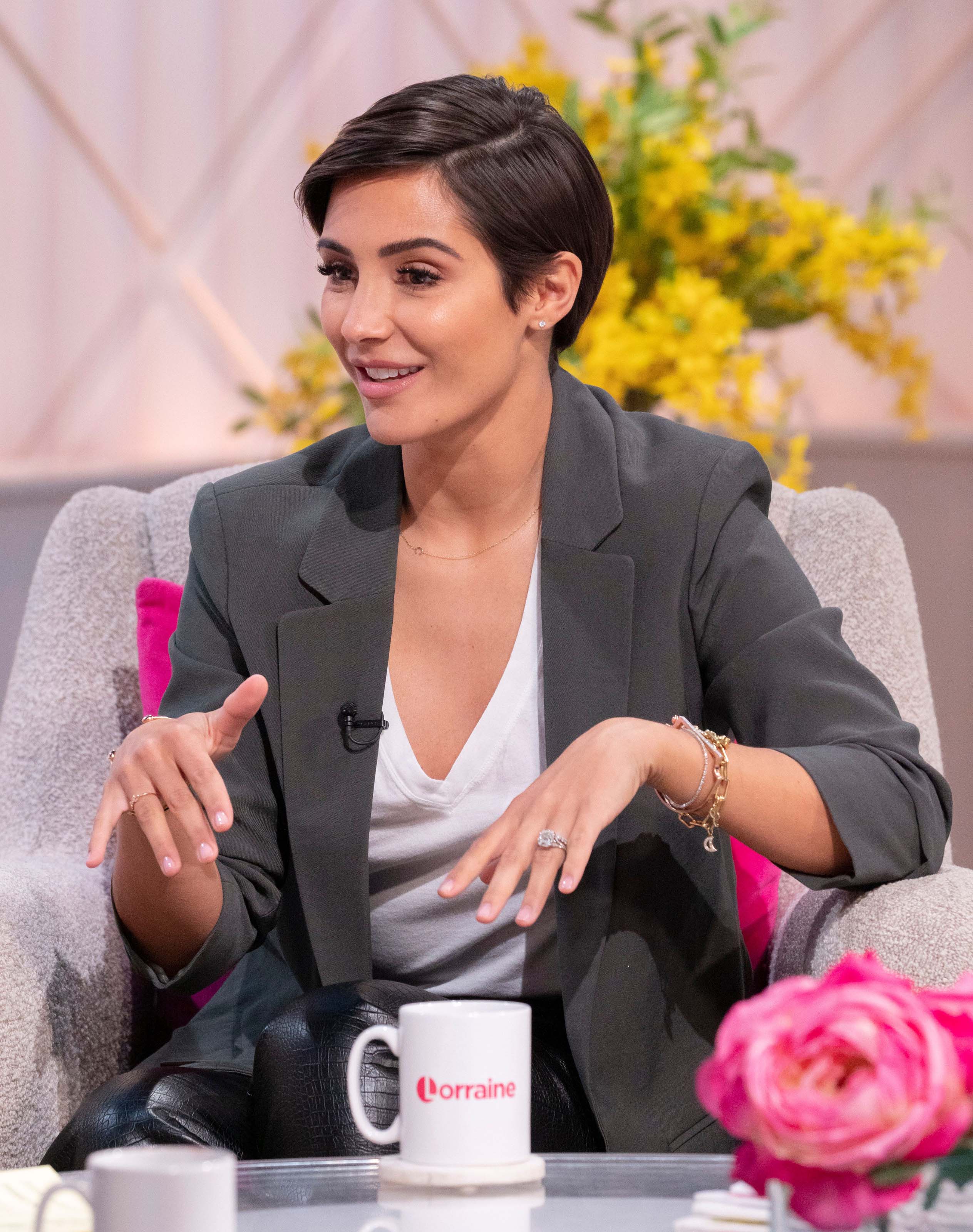 Frankie Bridge at Lorraine TV Show in London 5th March 2020