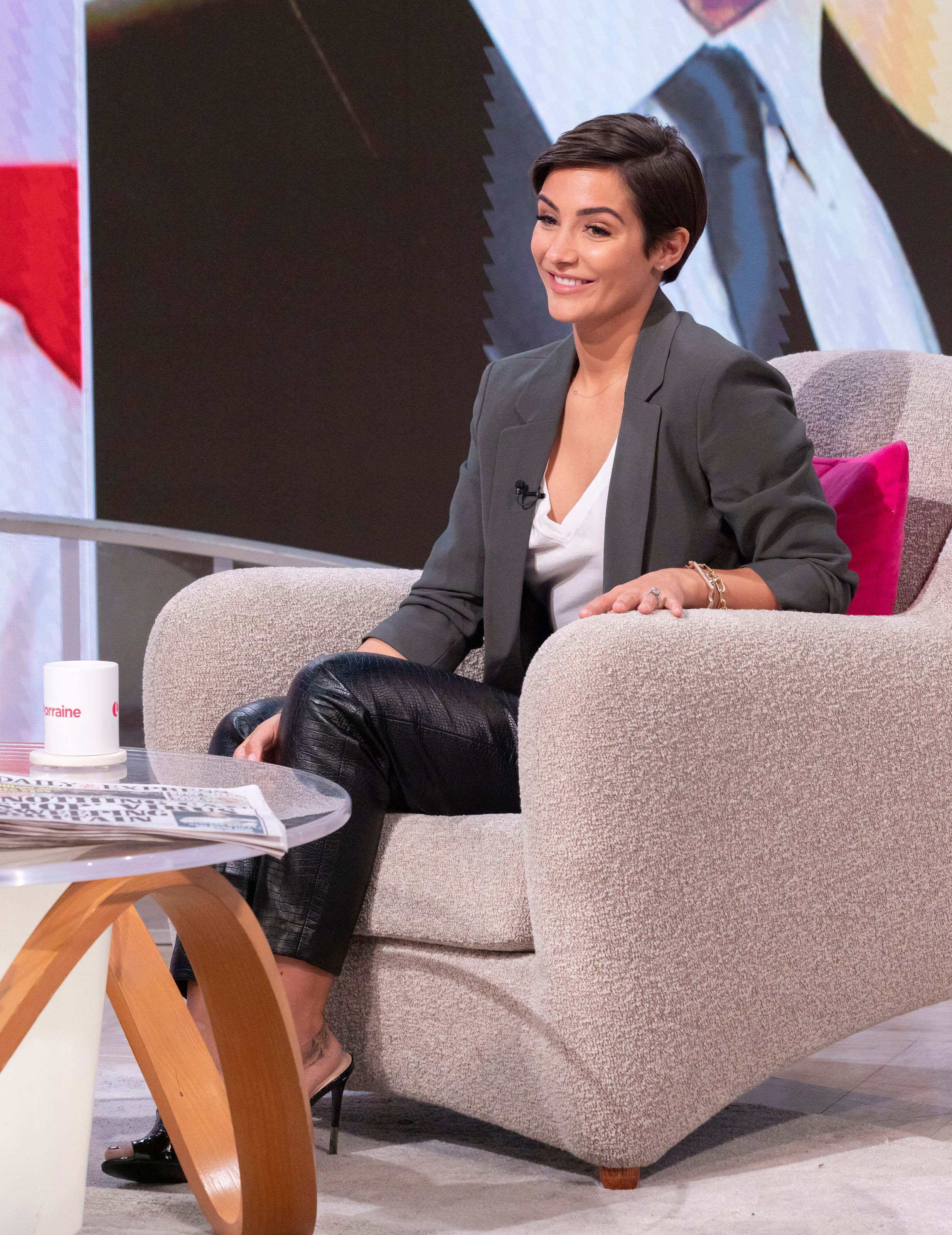 Frankie Bridge at Lorraine TV Show in London 5th March 2020