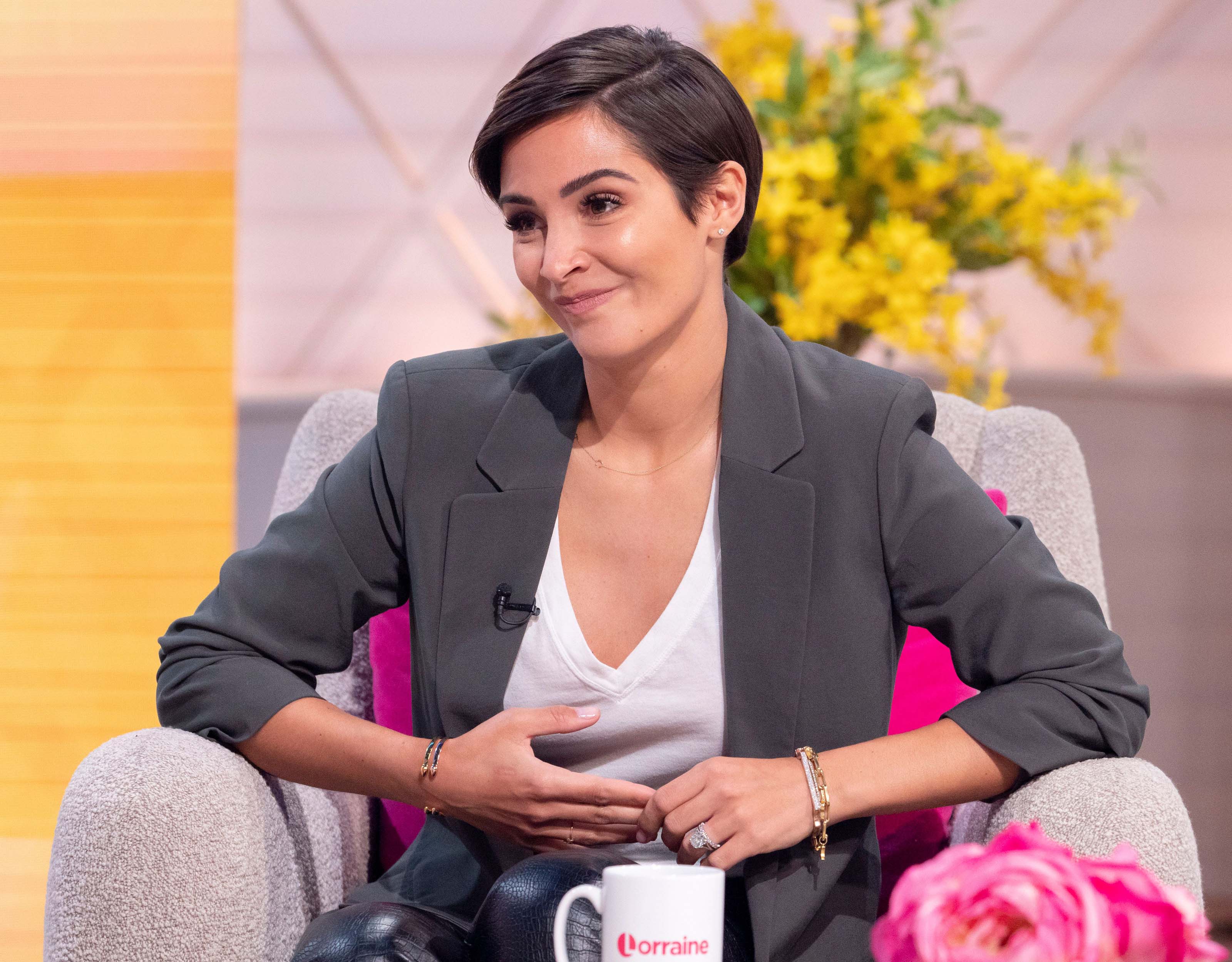 Frankie Bridge at Lorraine TV Show in London 5th March 2020