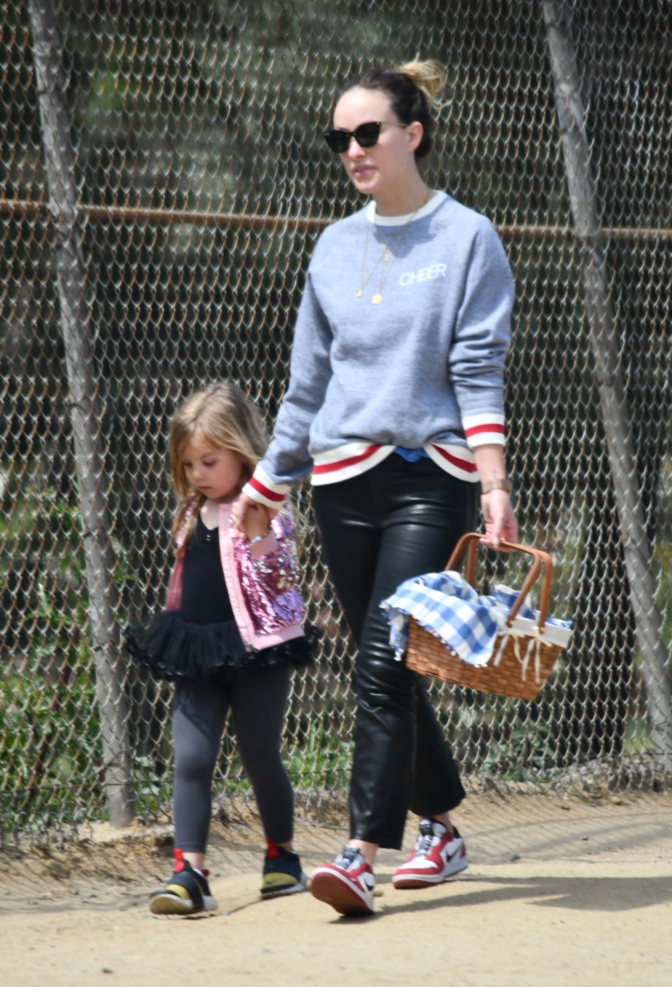 Olivia Wilde makes a trip to the park