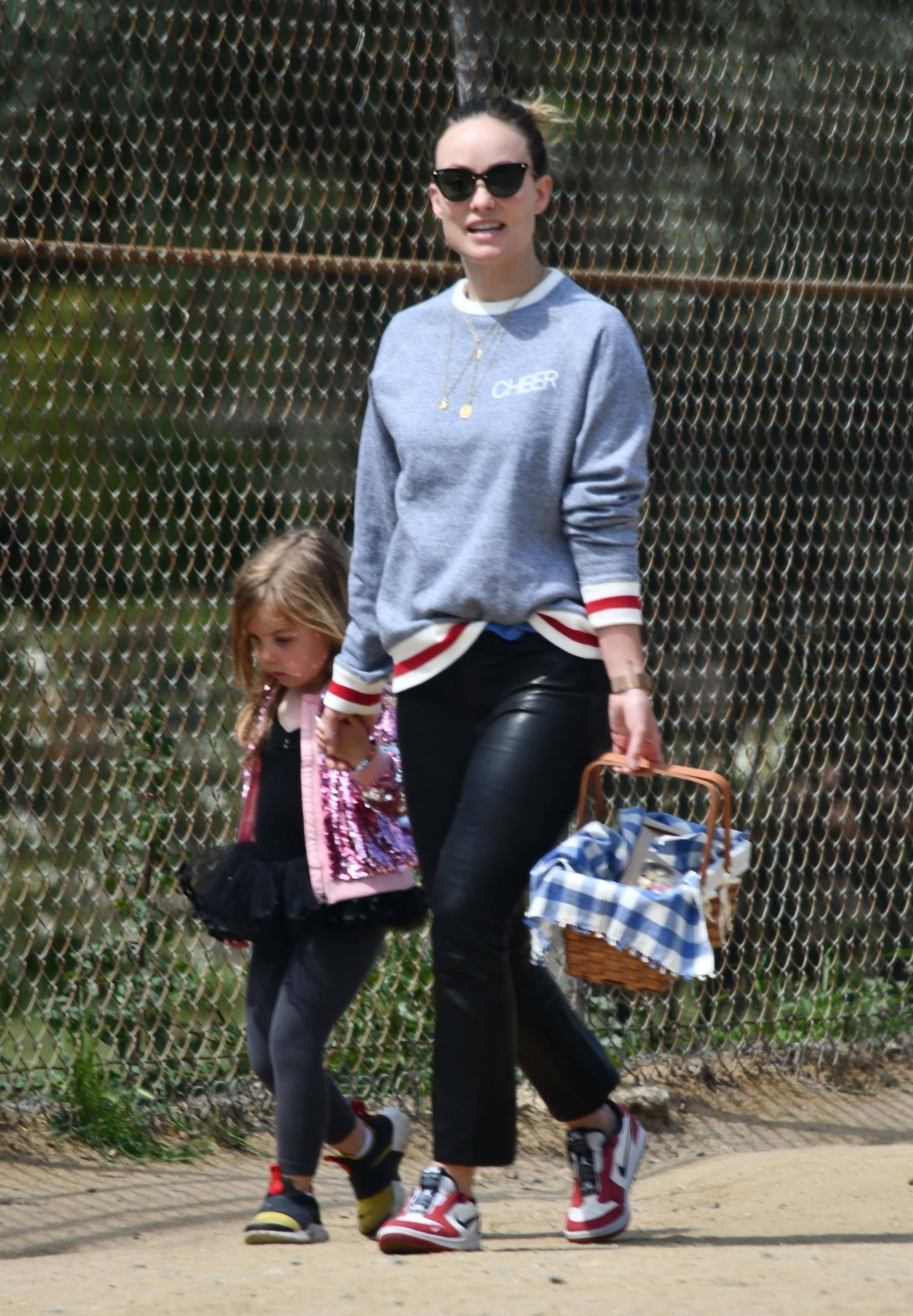 Olivia Wilde makes a trip to the park