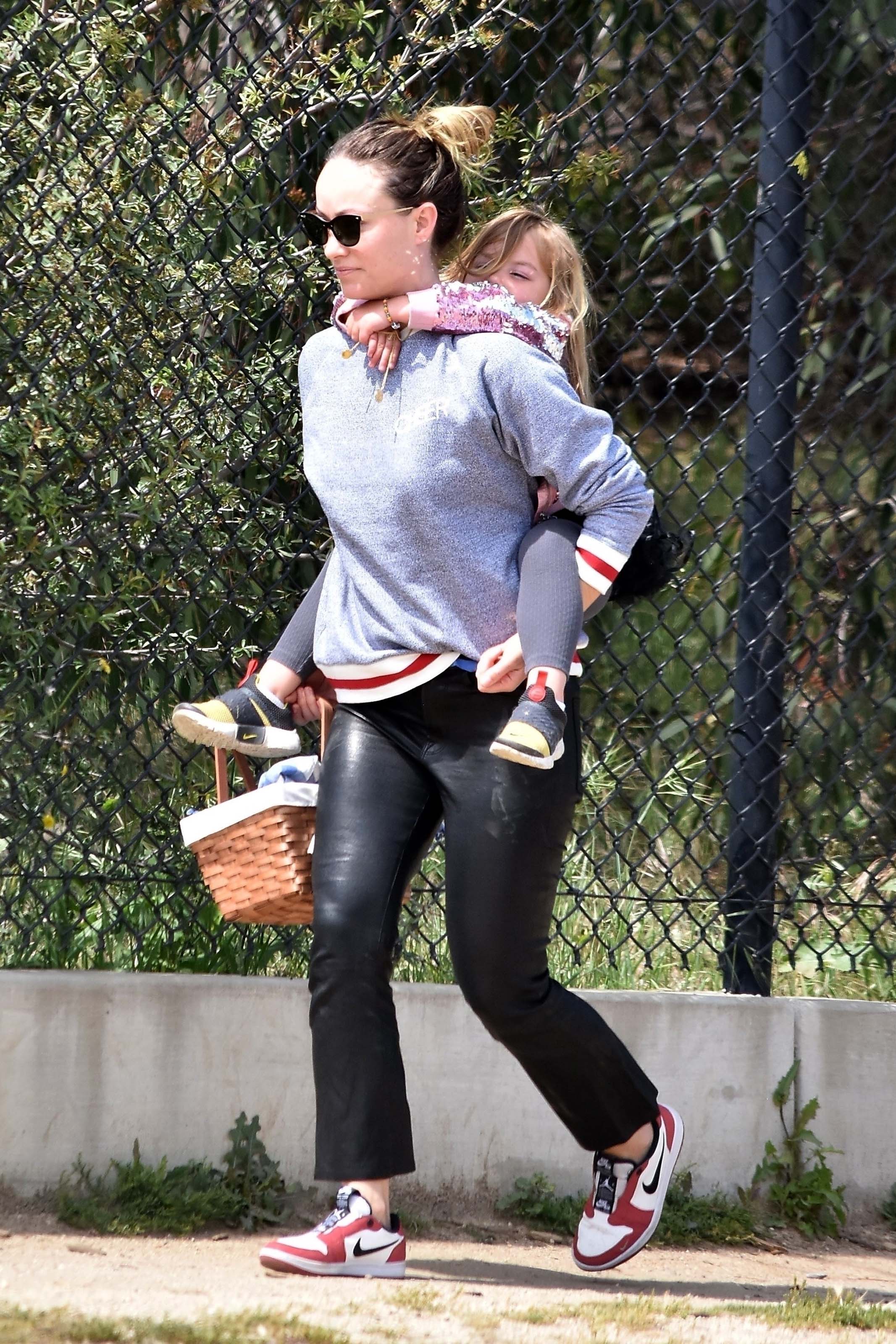 Olivia Wilde makes a trip to the park