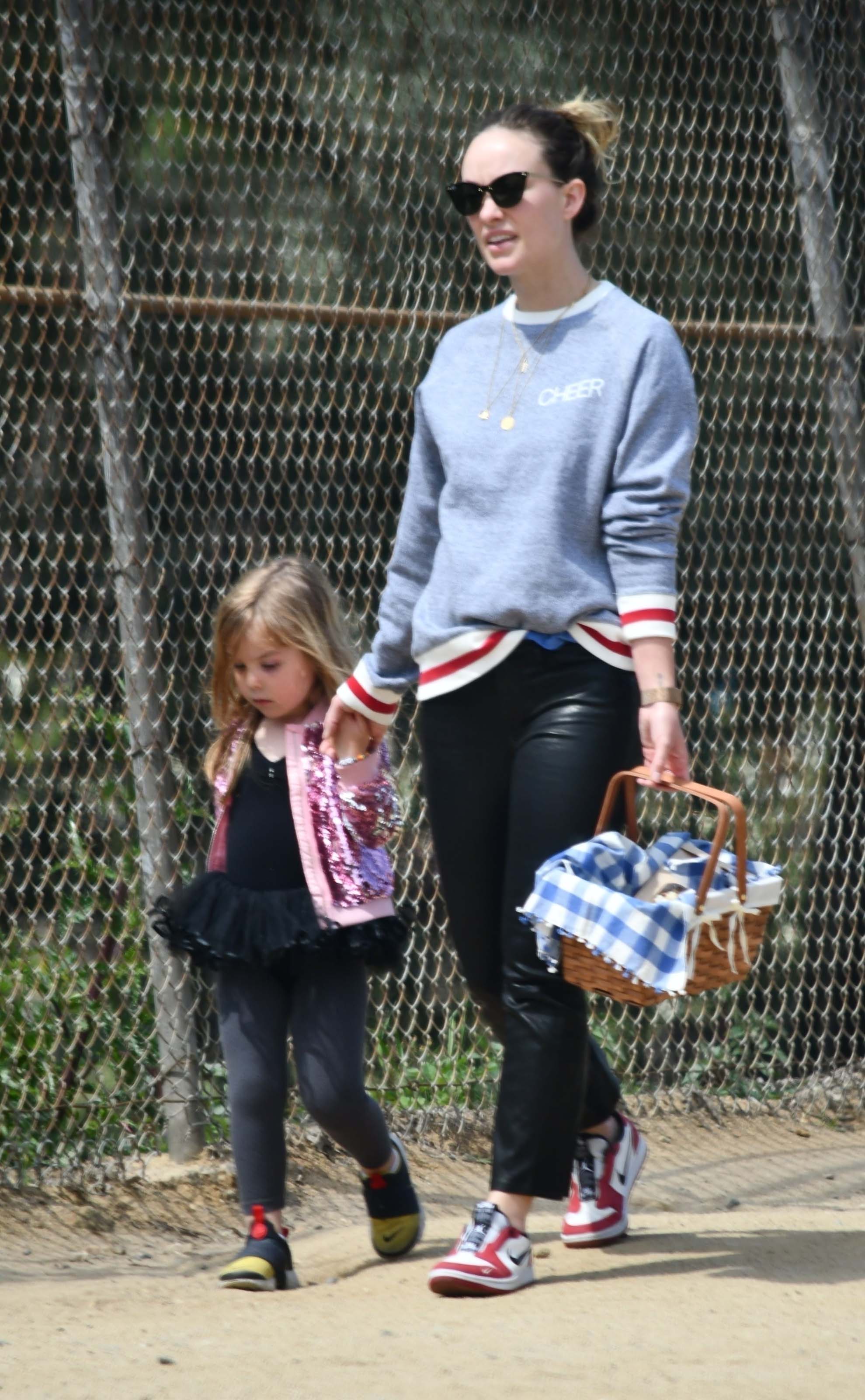 Olivia Wilde makes a trip to the park