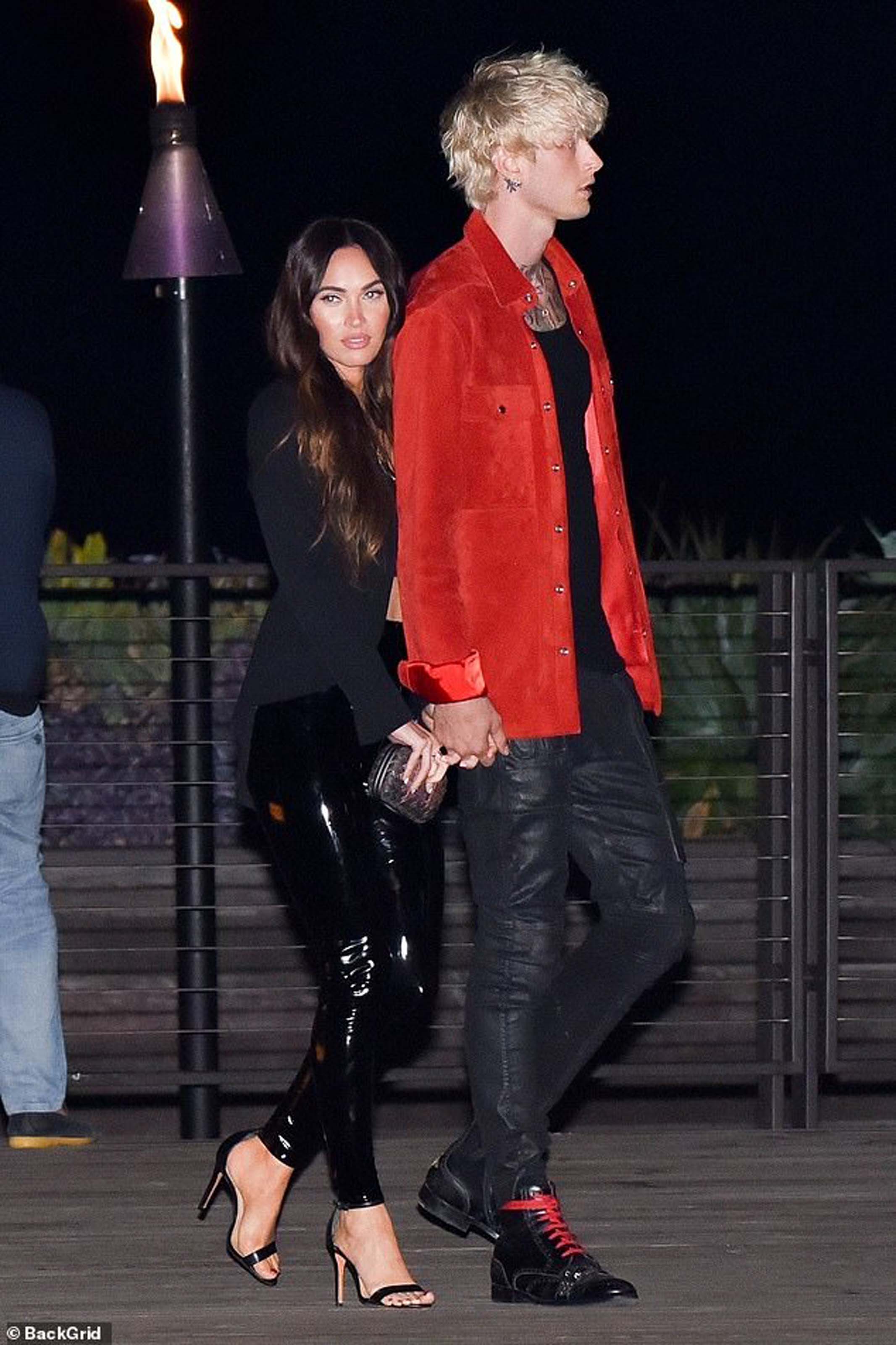 Megan Fox out at dinner date in Malibu