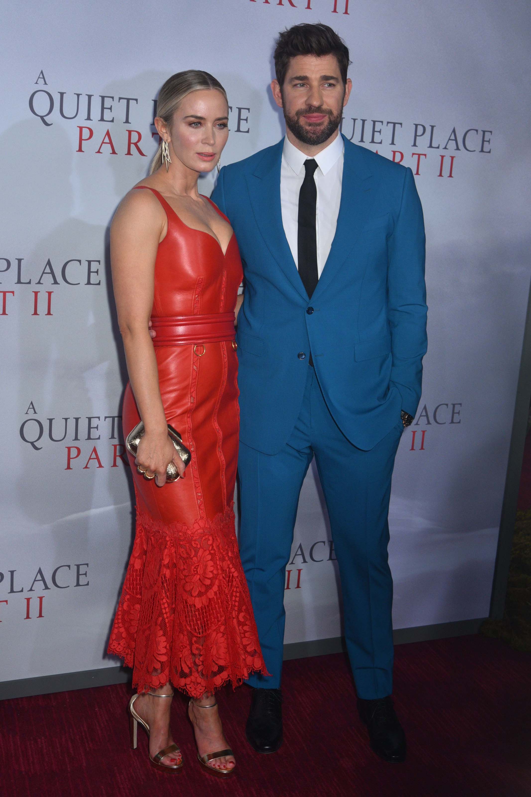 Emily Blunt attends A Quiet Place Part II premiere