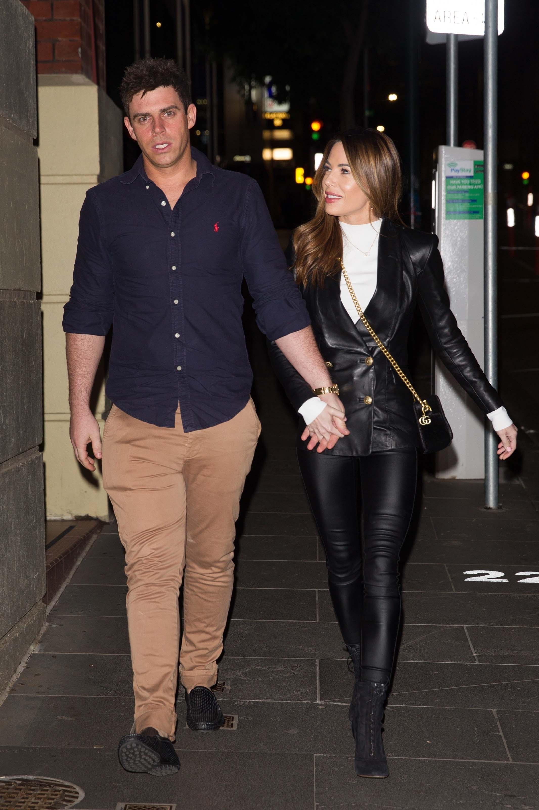 Kasey Osborne date night in Melbourne