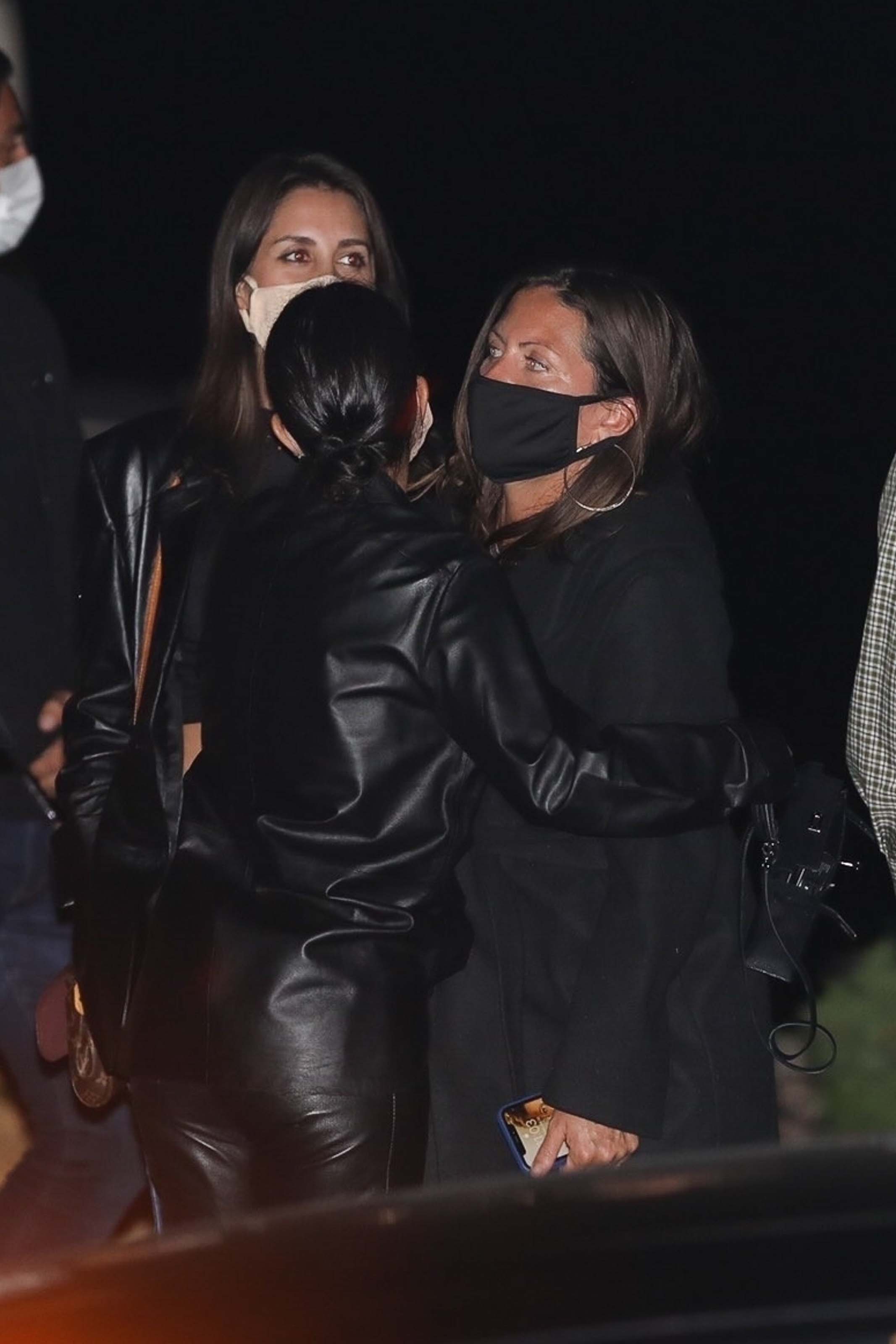 Kourtney Kardashian seen exiting Nobu after having dinner