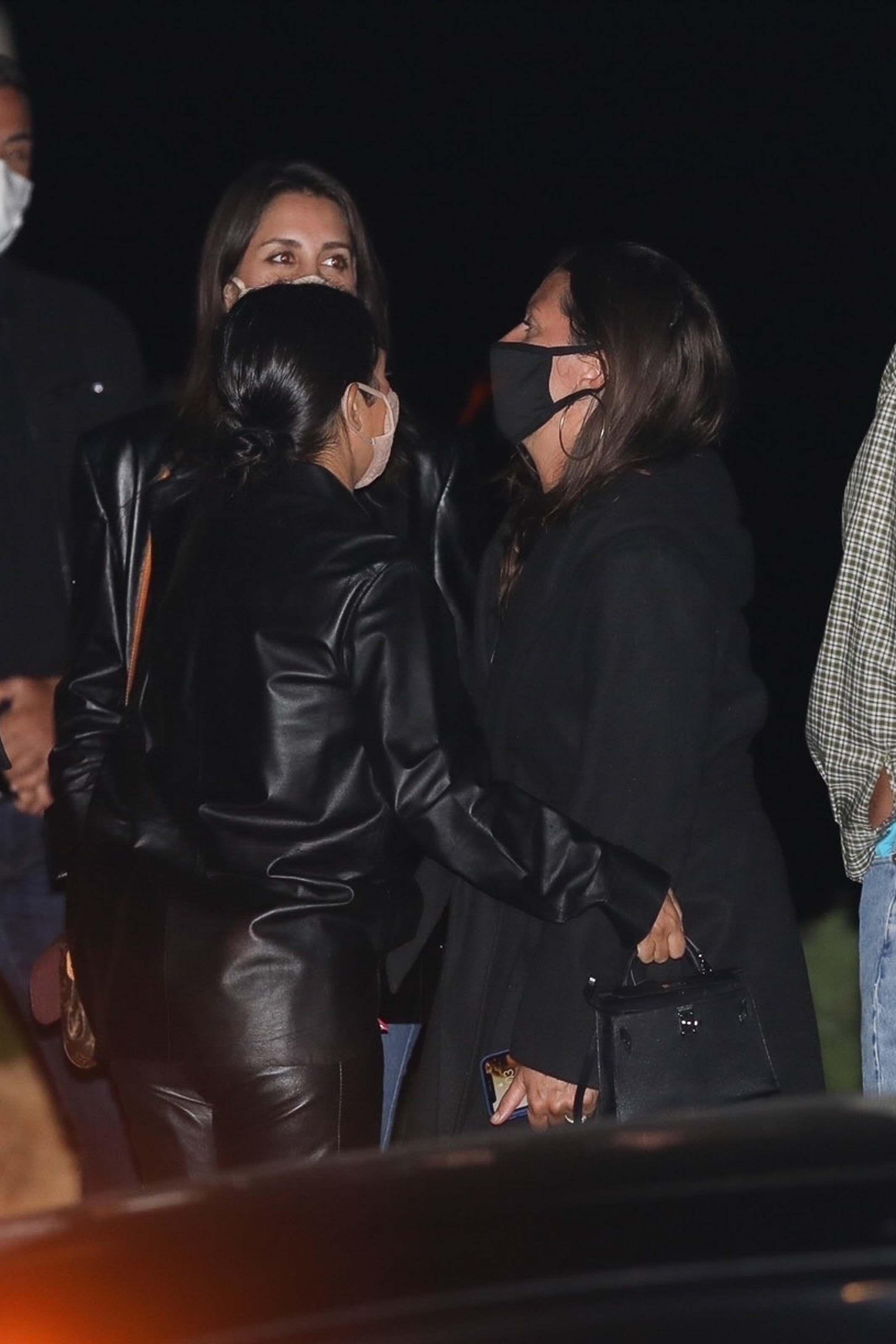 Kourtney Kardashian seen exiting Nobu after having dinner