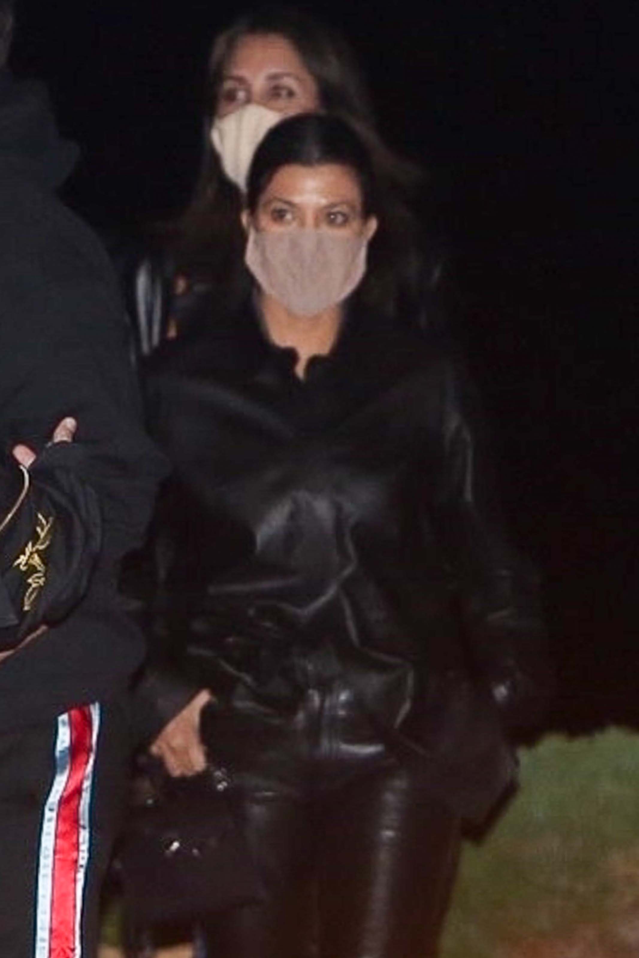 Kourtney Kardashian seen exiting Nobu after having dinner