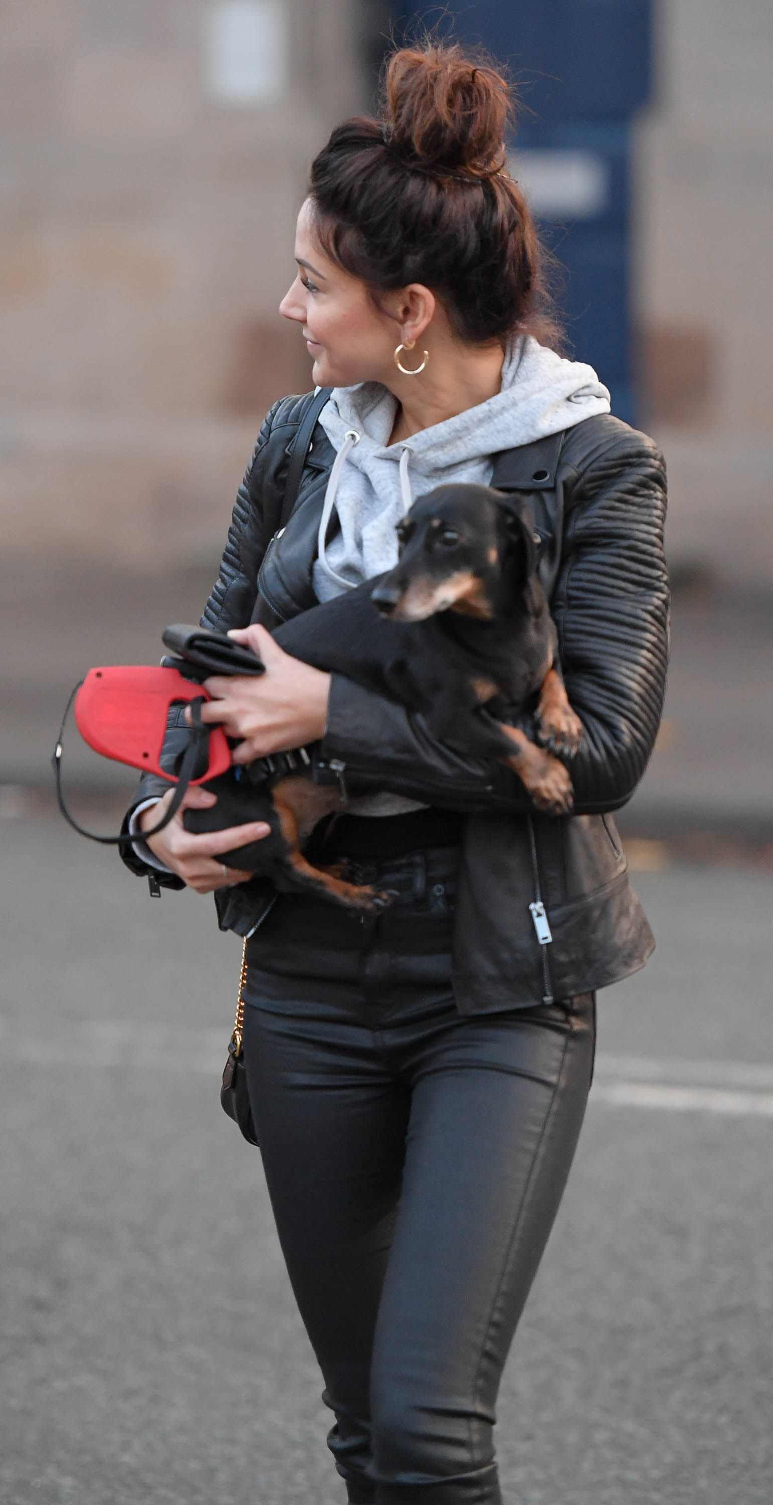 Michelle Keegan out in Hale Cheshire