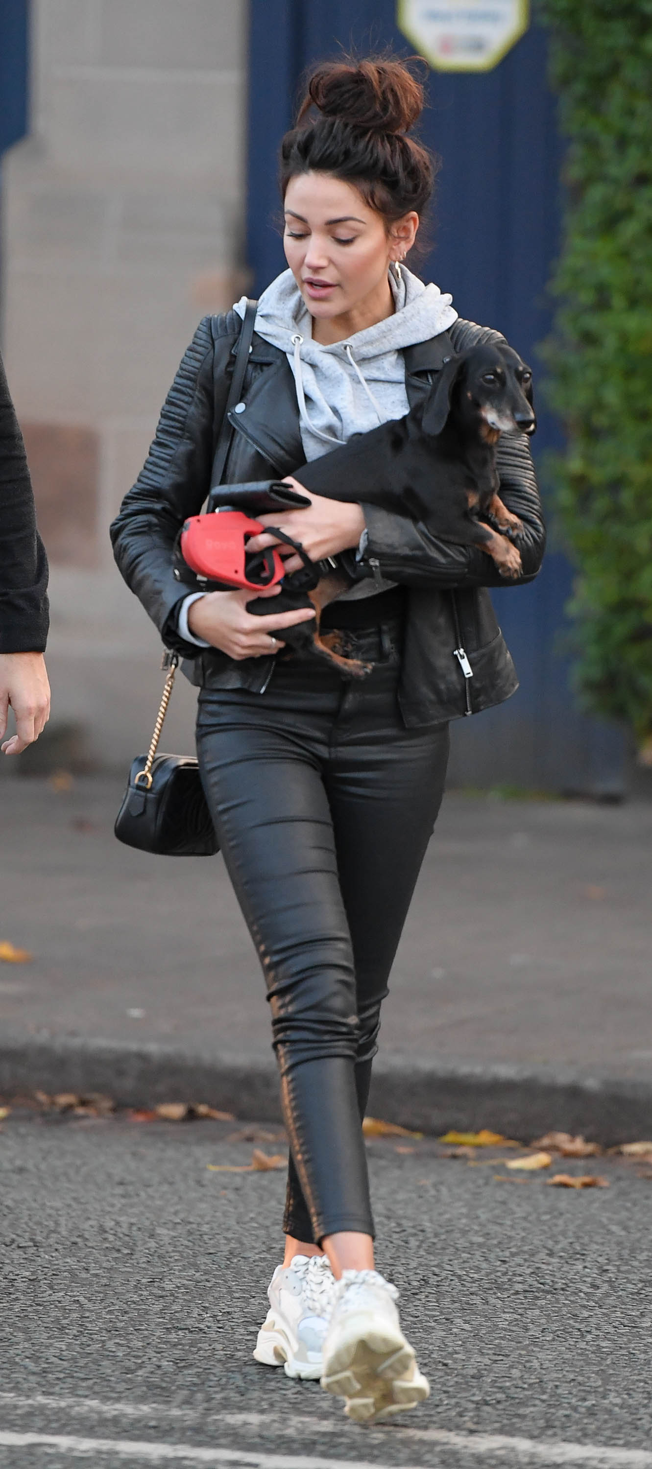 Michelle Keegan out in Hale Cheshire