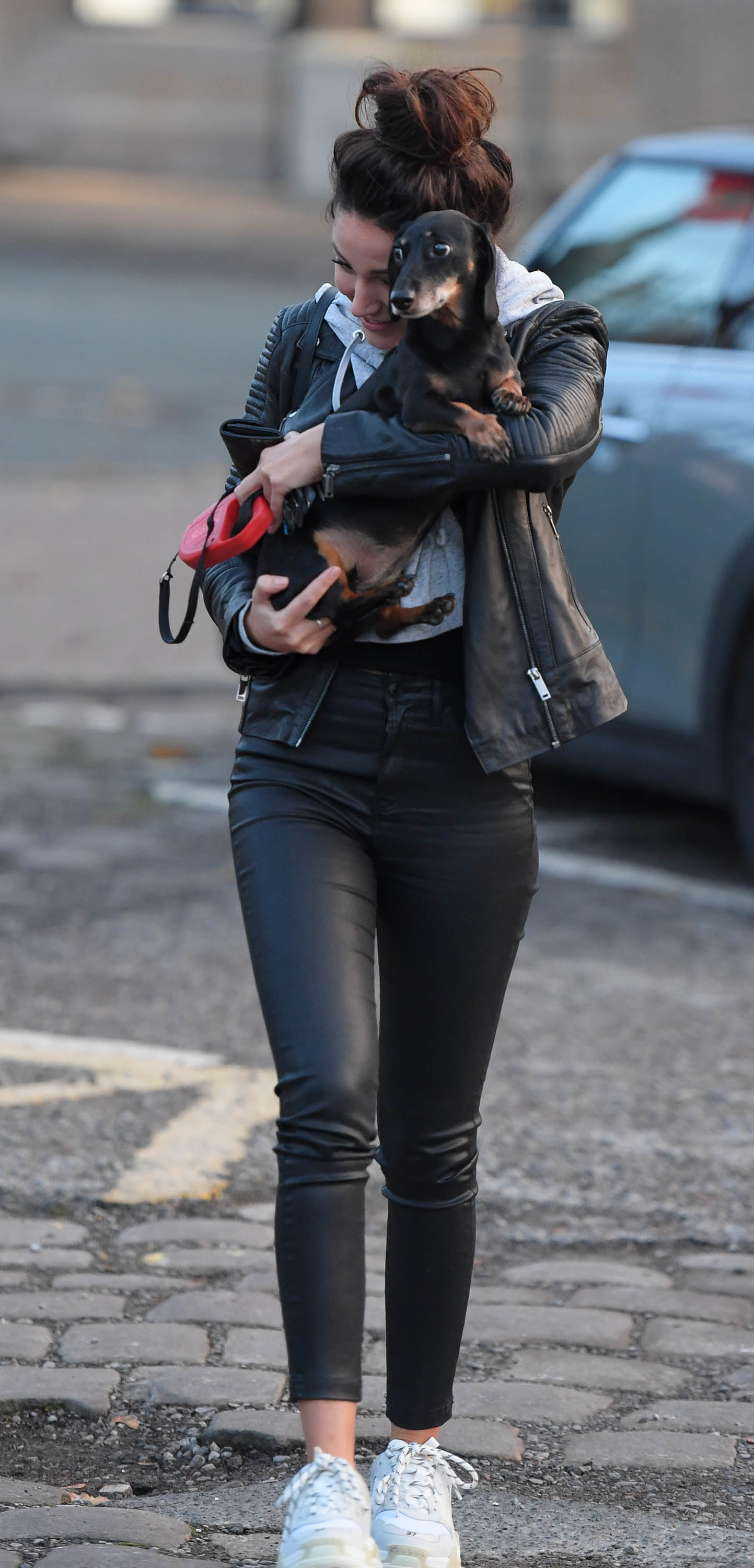 Michelle Keegan out in Hale Cheshire