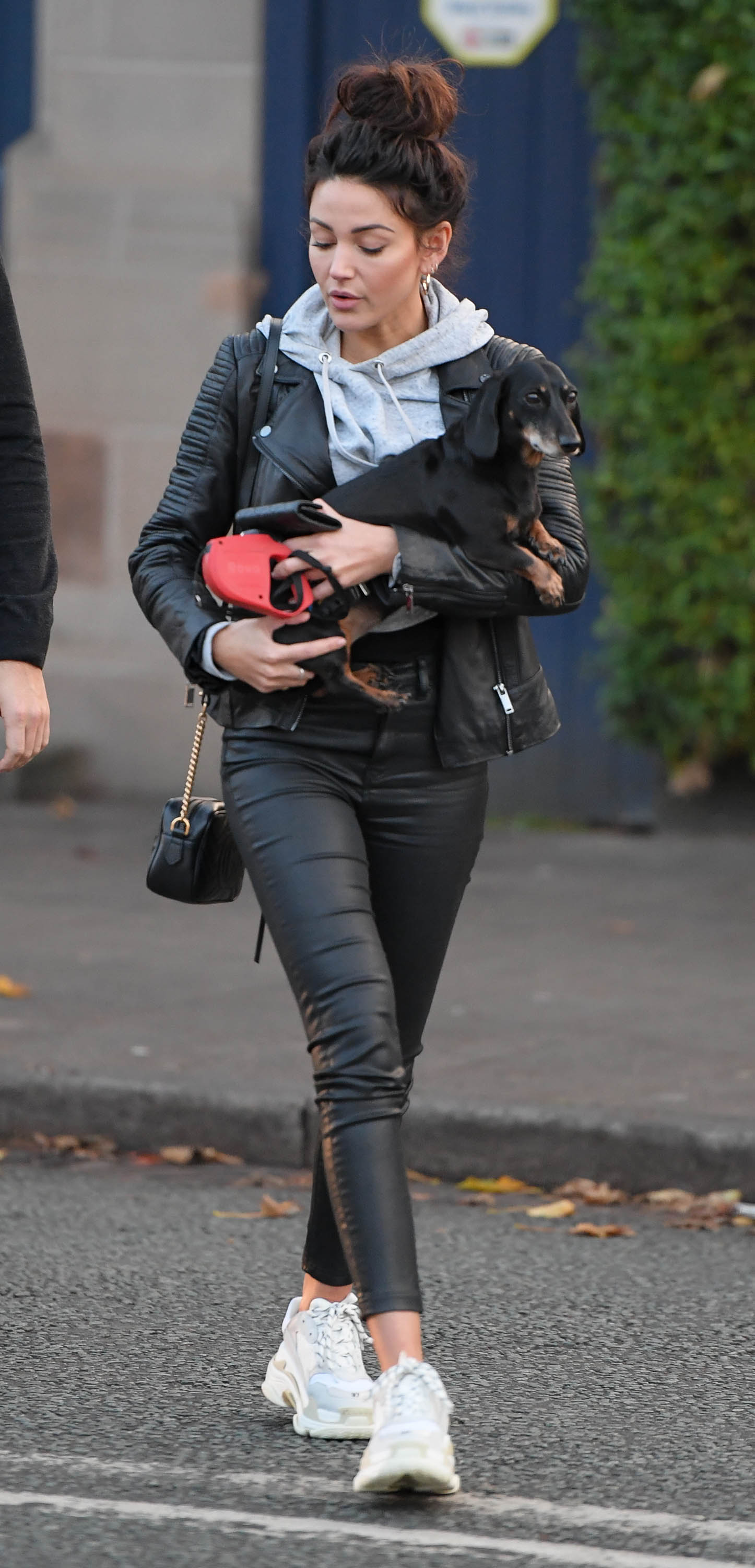 Michelle Keegan out in Hale Cheshire