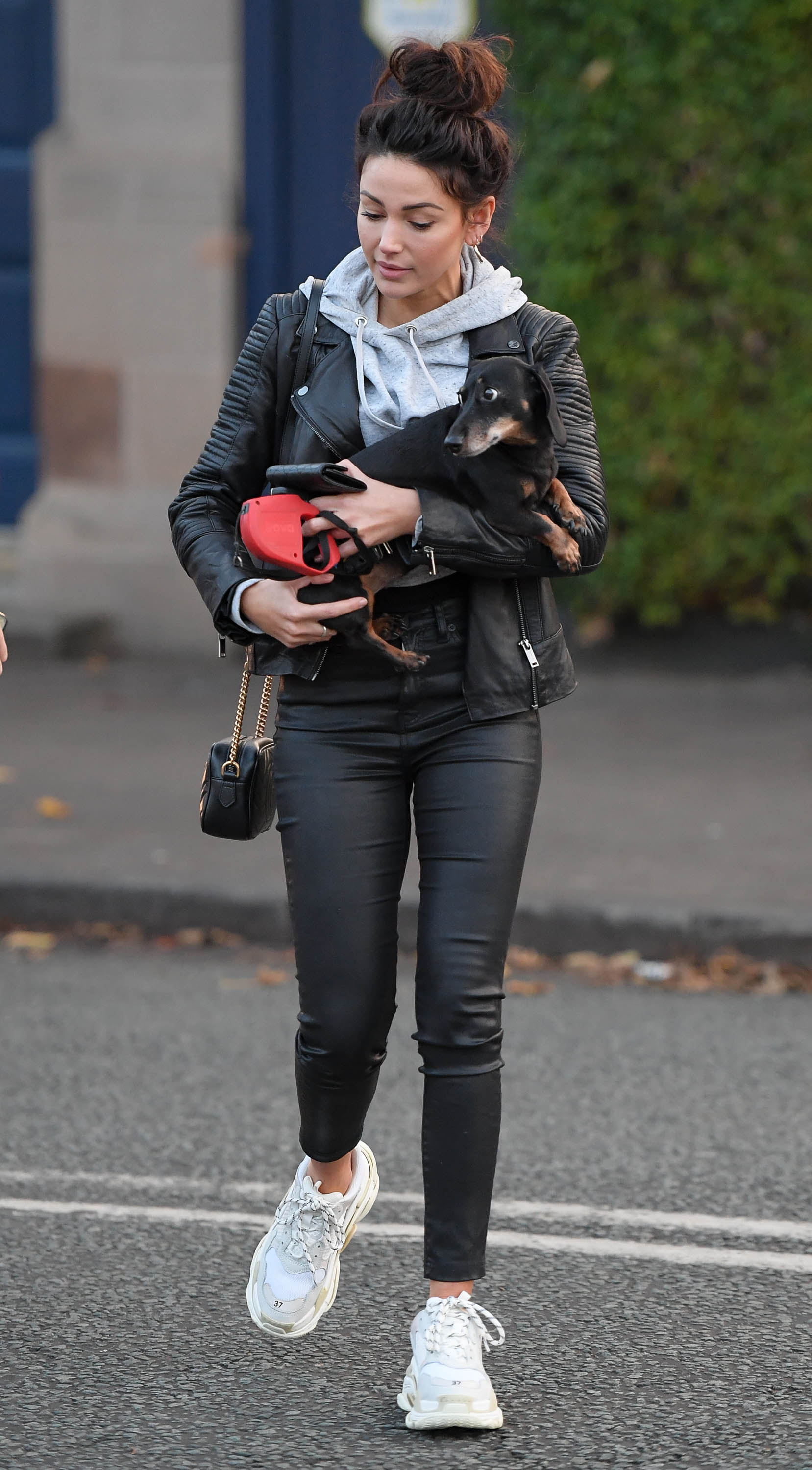 Michelle Keegan out in Hale Cheshire