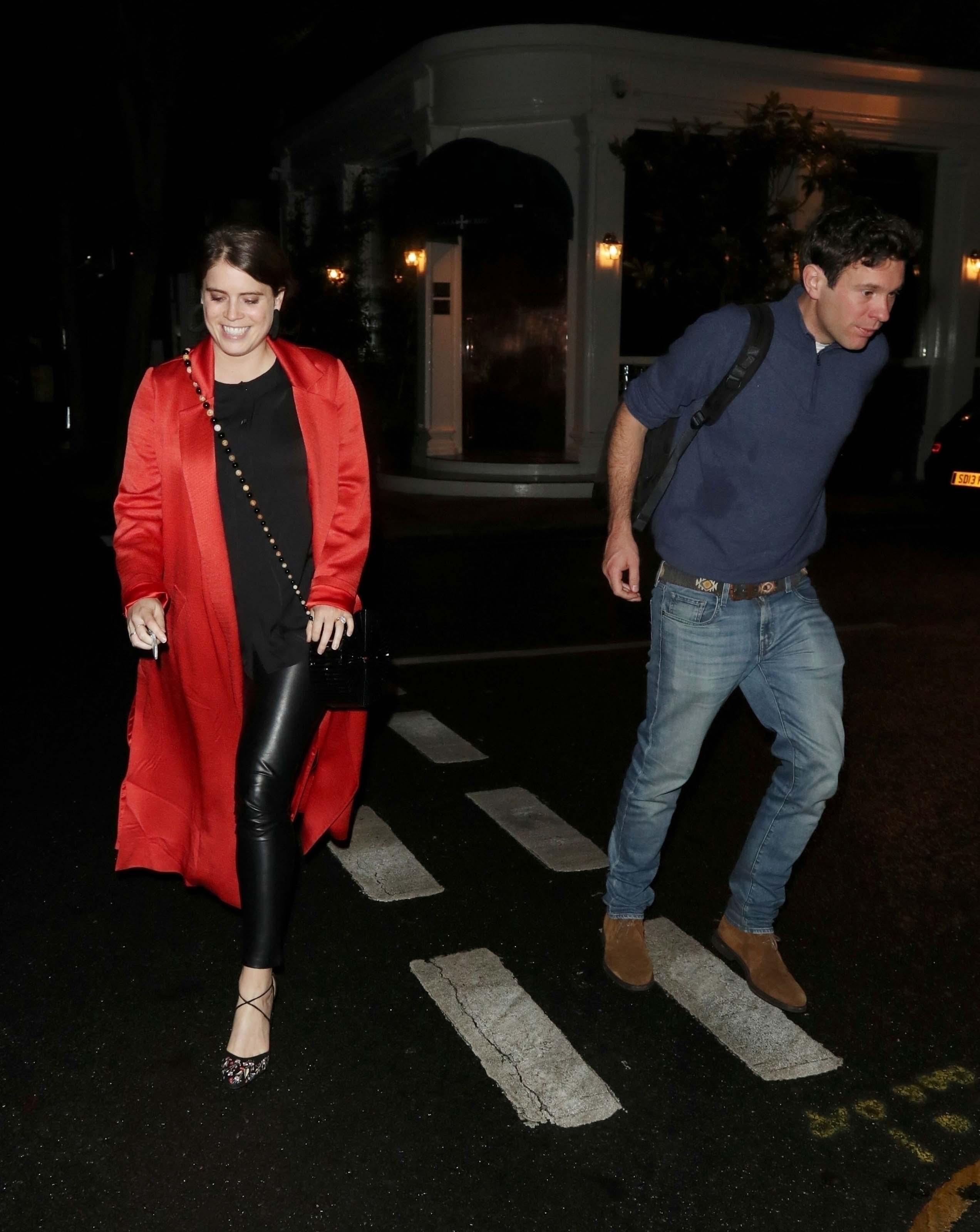 Princess Eugenie of York at Casa Cruz restaurant