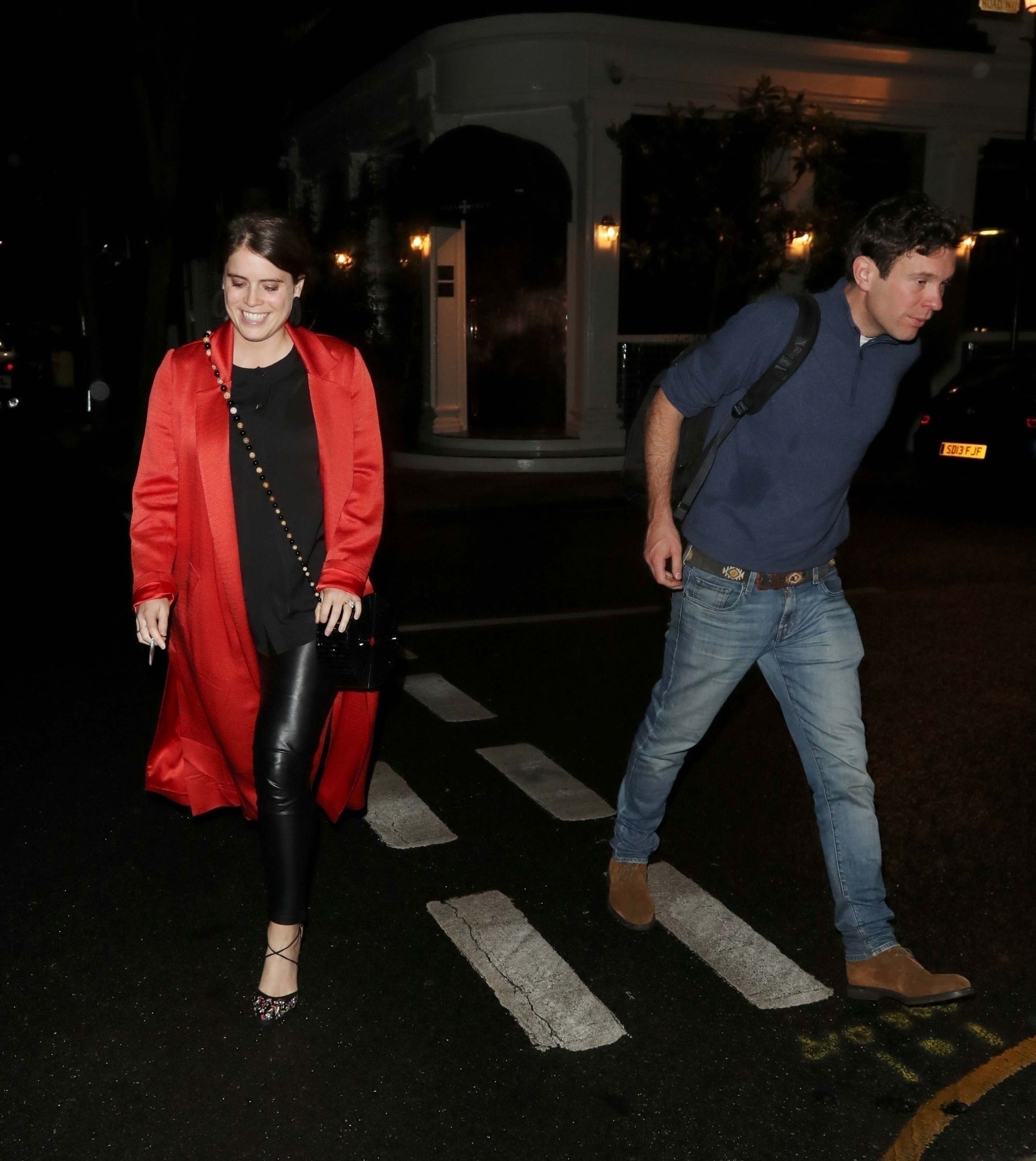 Princess Eugenie of York at Casa Cruz restaurant