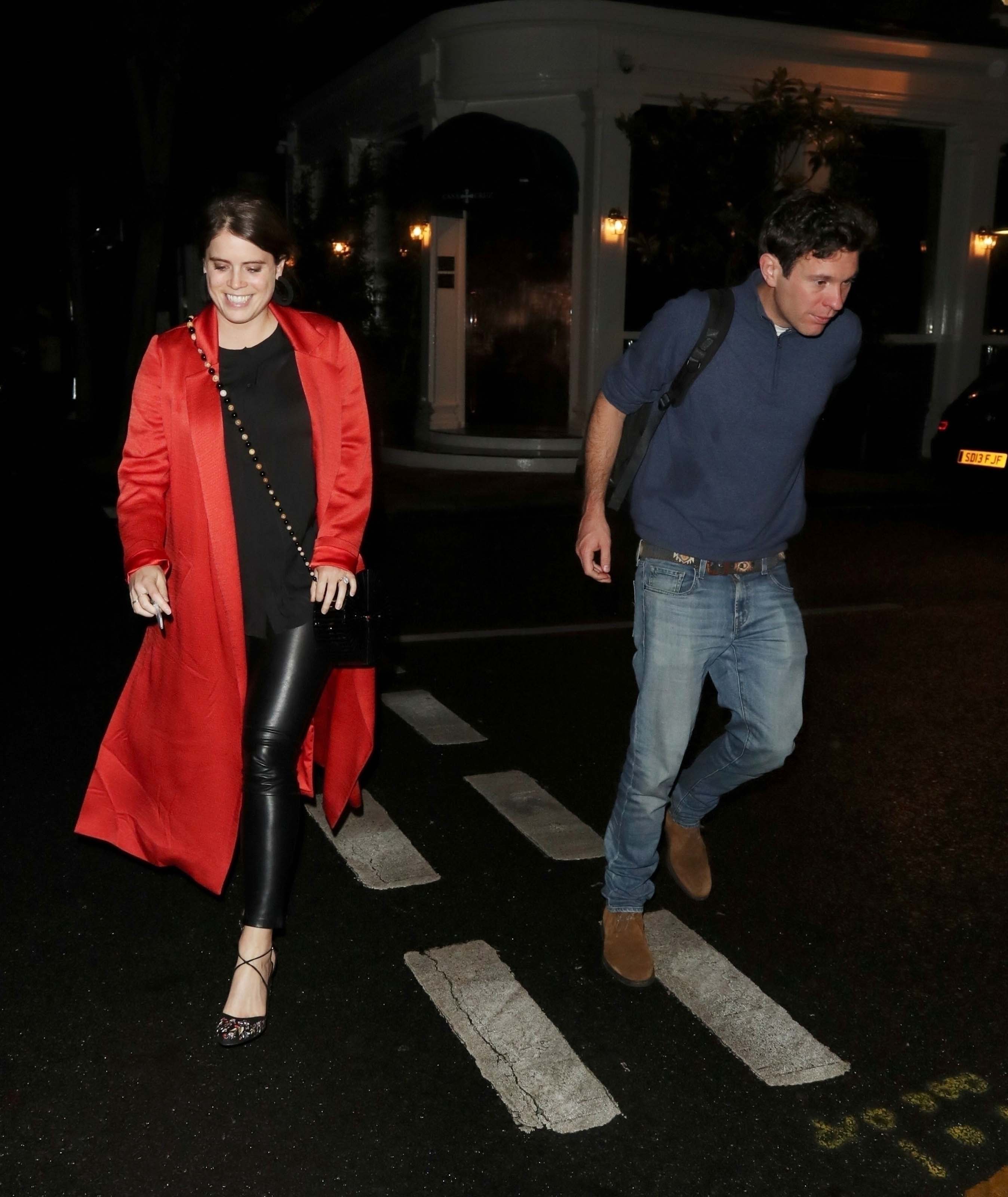 Princess Eugenie of York at Casa Cruz restaurant