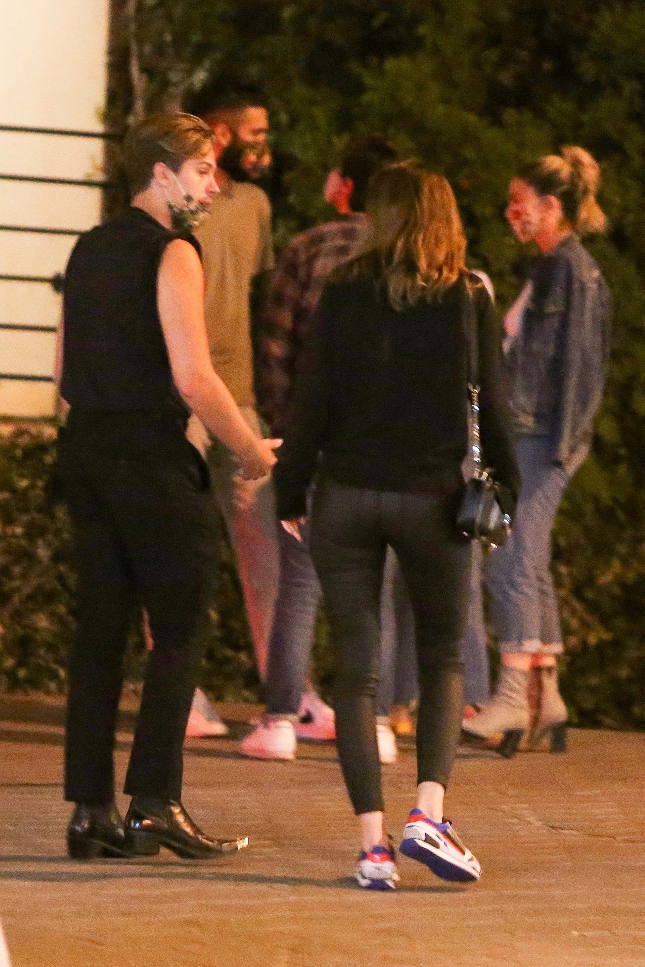 Barbara Palvin seen out celebrating his birthday