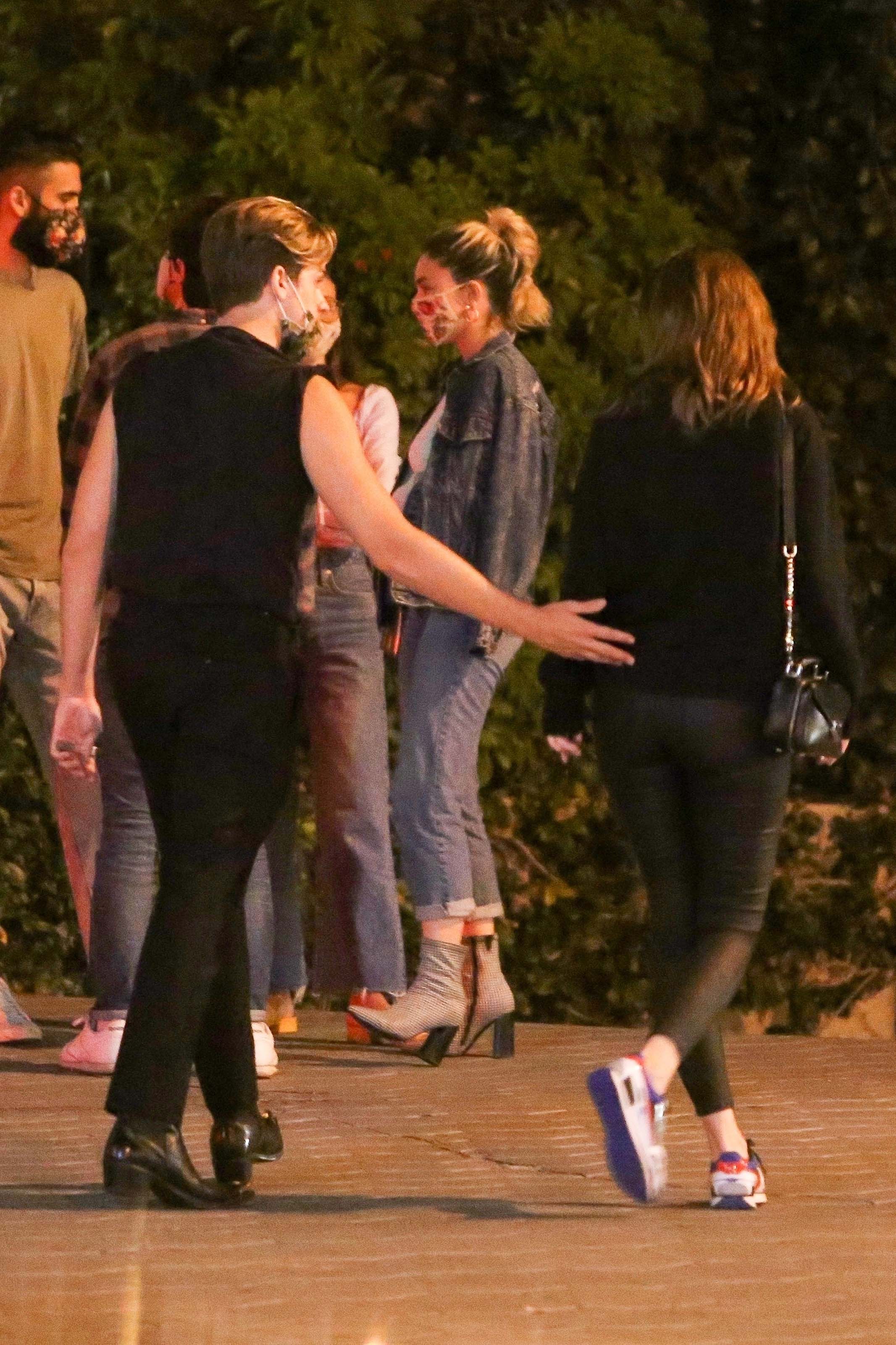 Barbara Palvin seen out celebrating his birthday