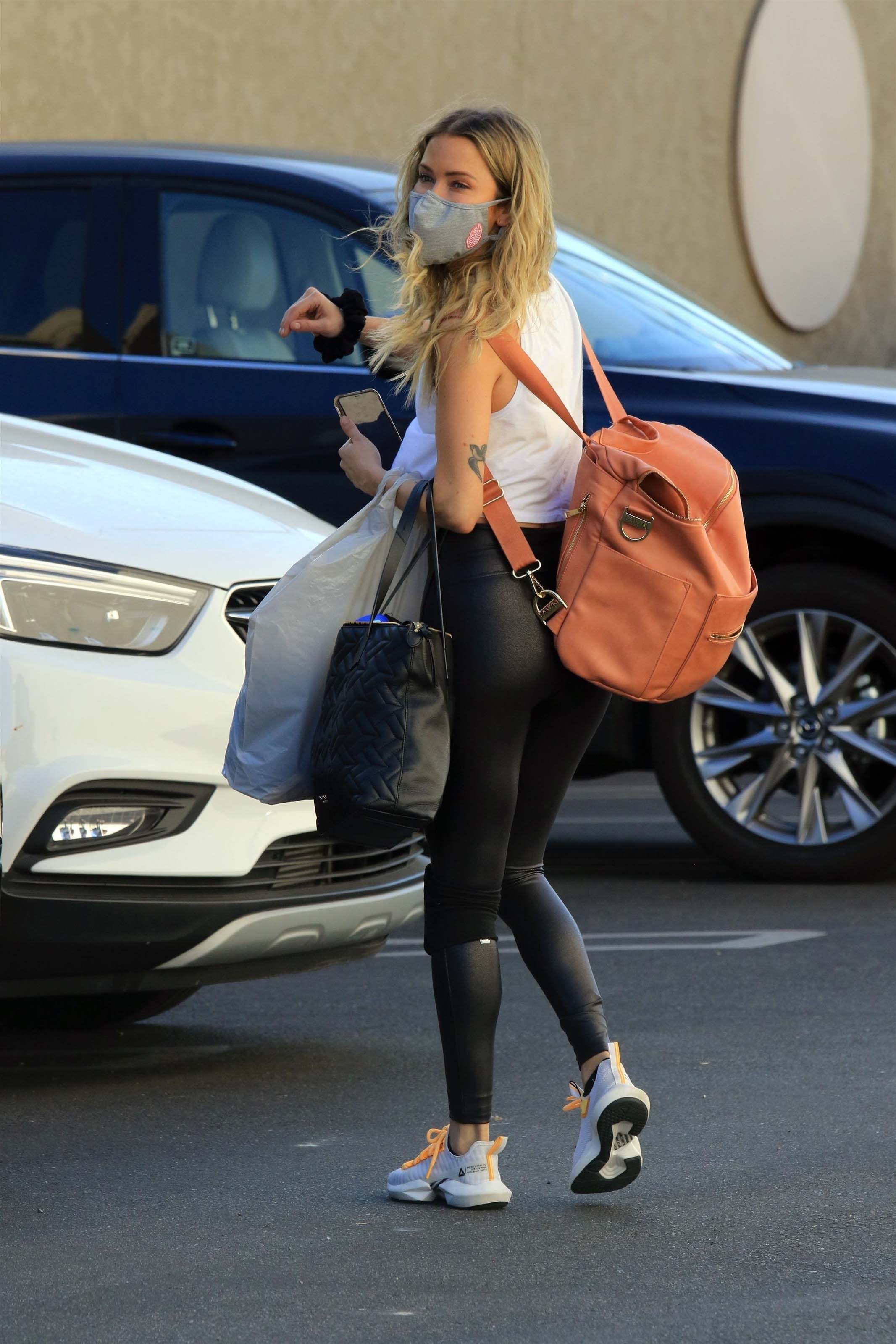 Kaitlyn Bristowe at dance practice in Los Angeles