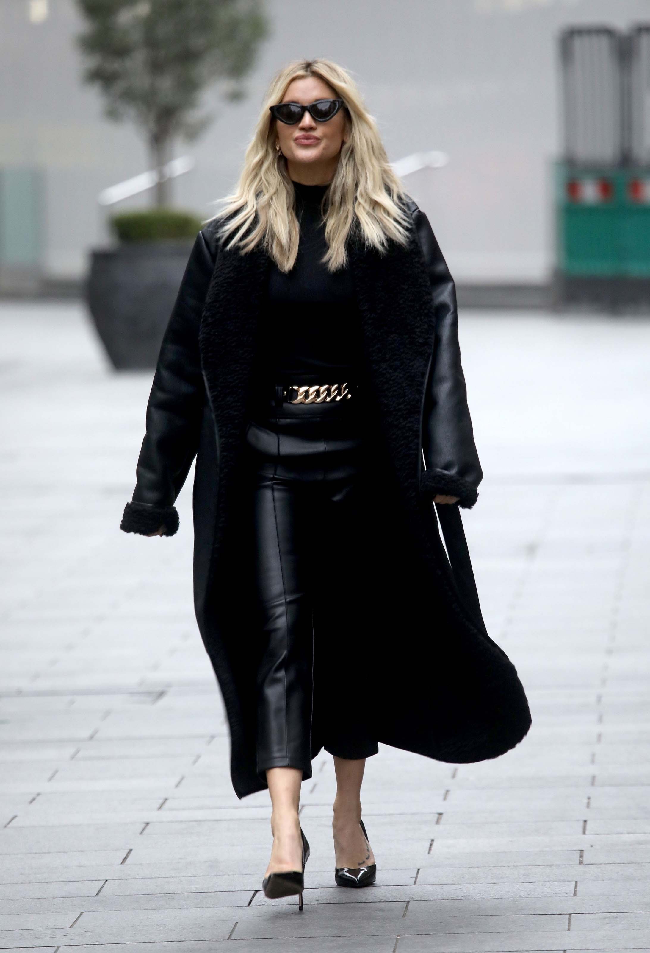 Ashley Roberts leaving Global Studios in London