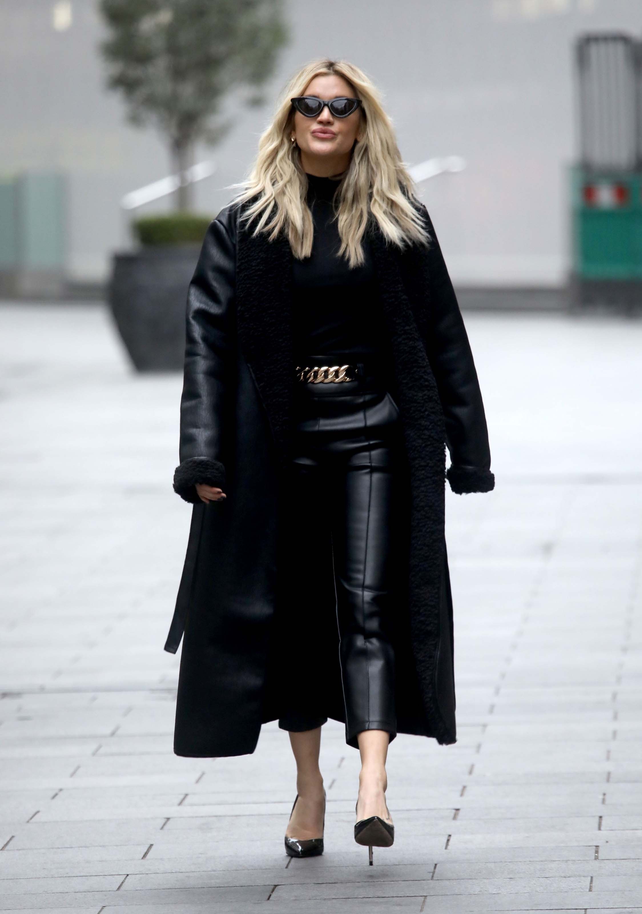 Ashley Roberts leaving Global Studios in London