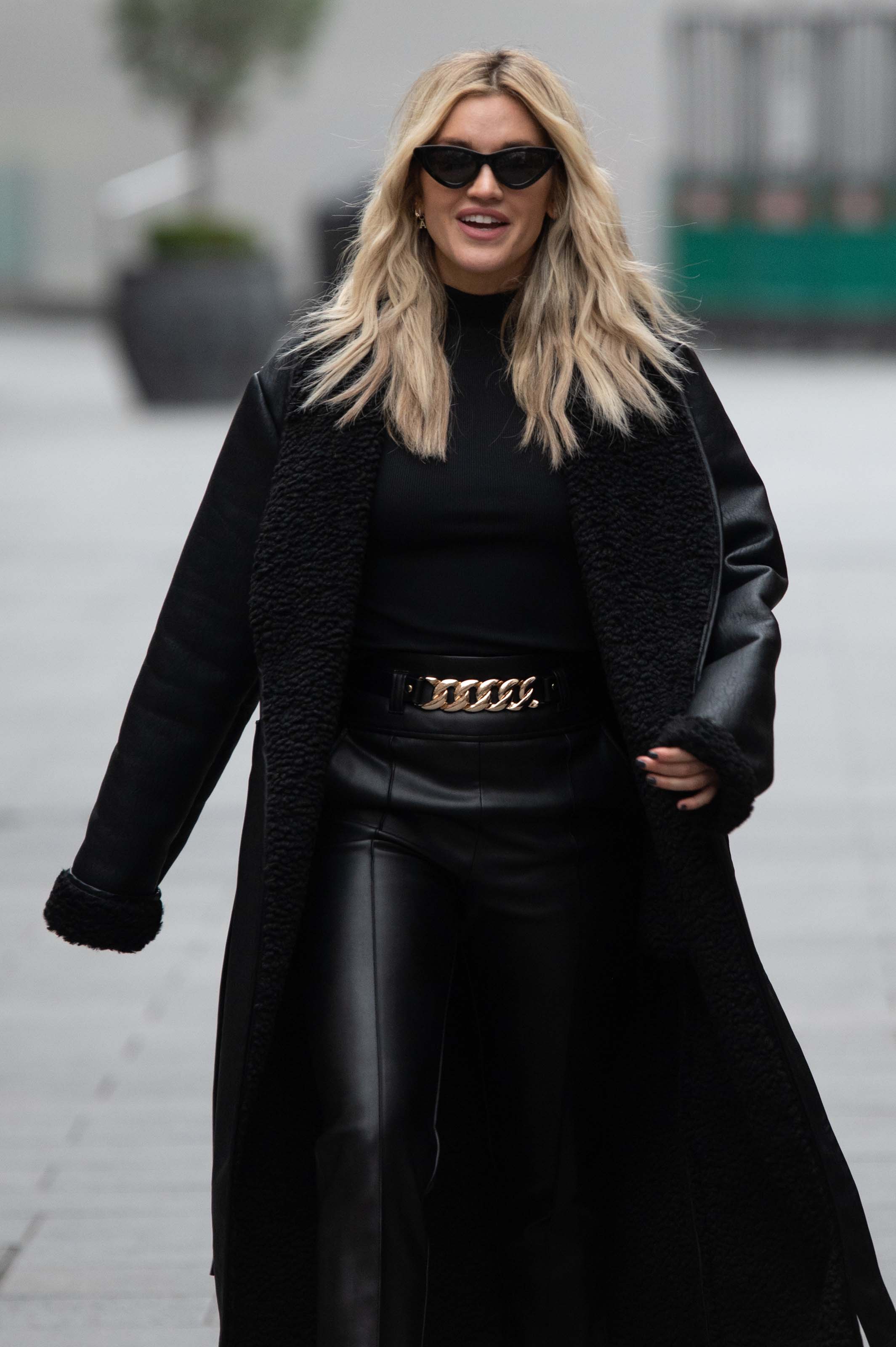 Ashley Roberts leaving Global Studios in London