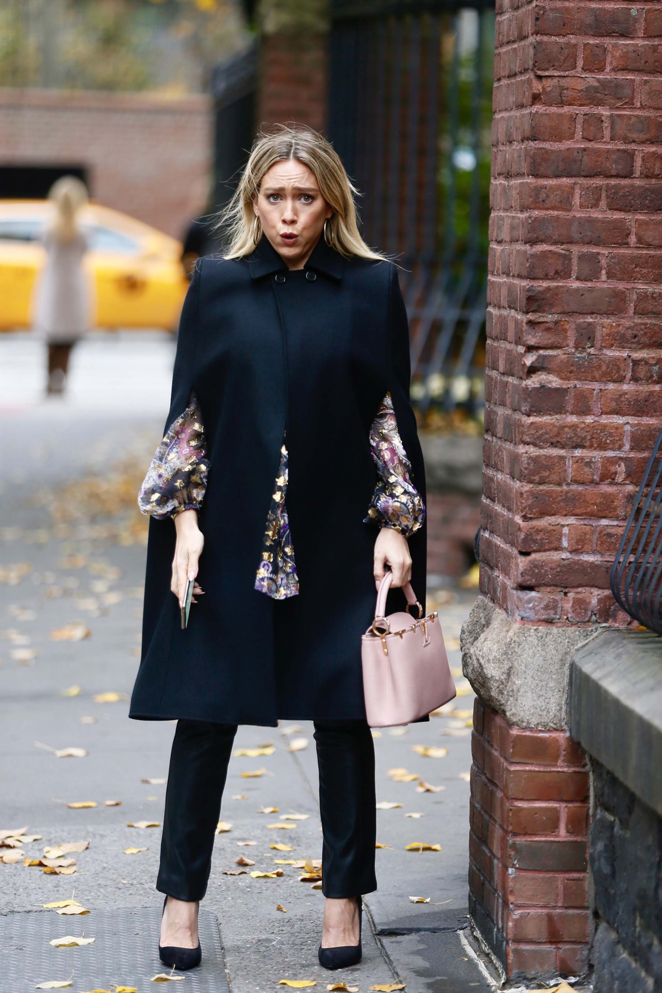 Hilary Duff seen on the set of Younger in New York City