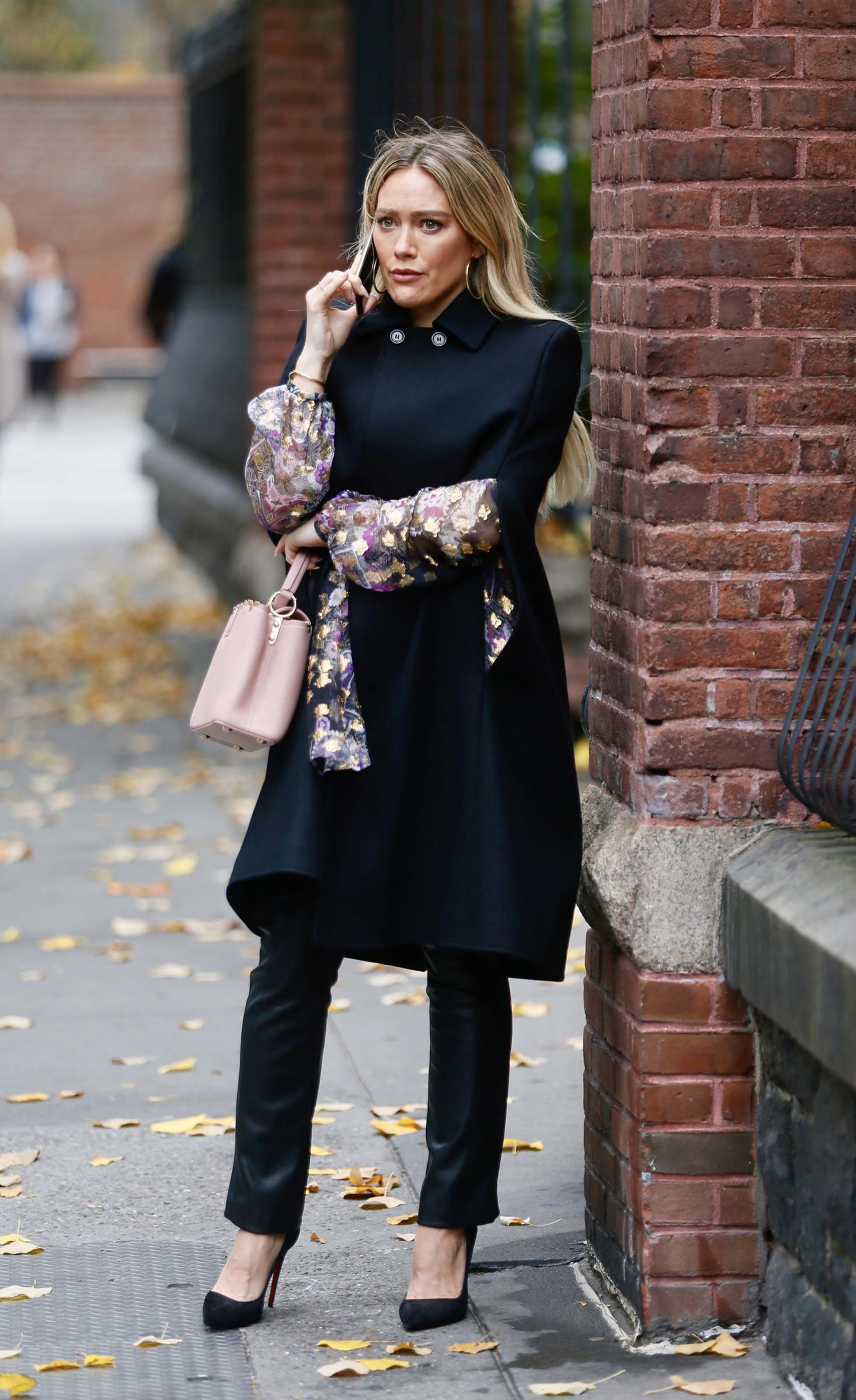 Hilary Duff seen on the set of Younger in New York City