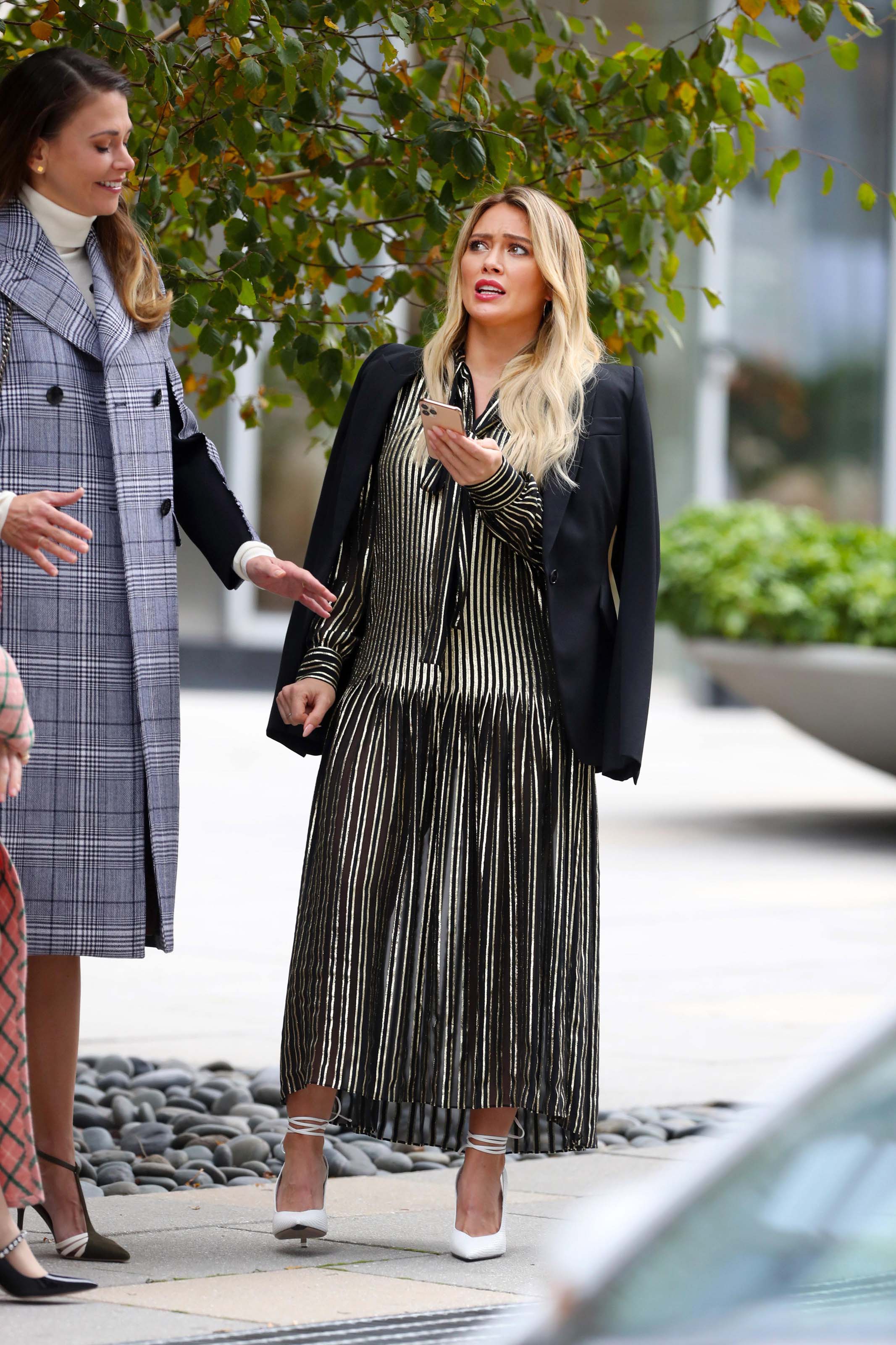 Hilary Duff seen on the set of Younger in New York City