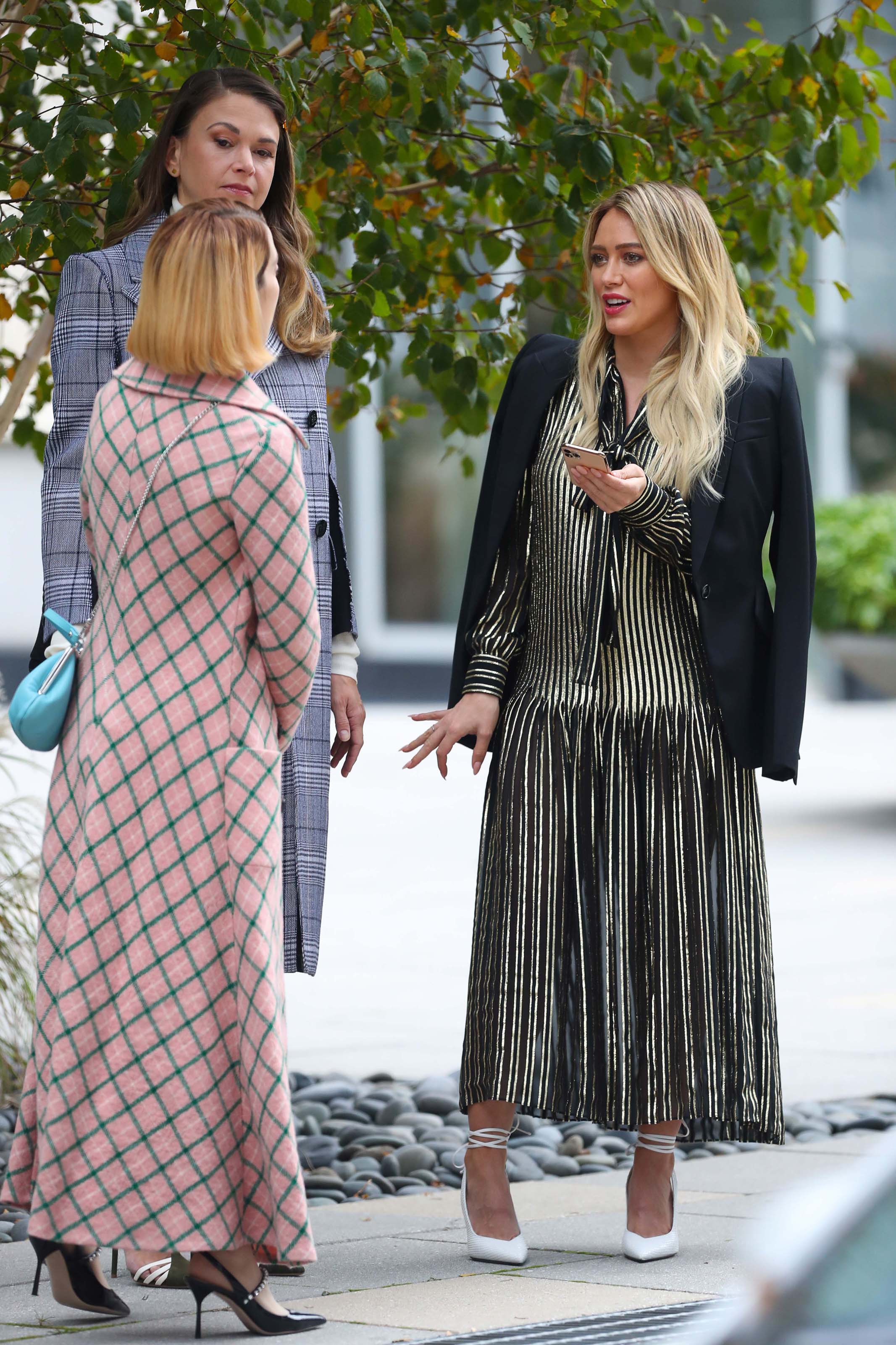 Hilary Duff seen on the set of Younger in New York City