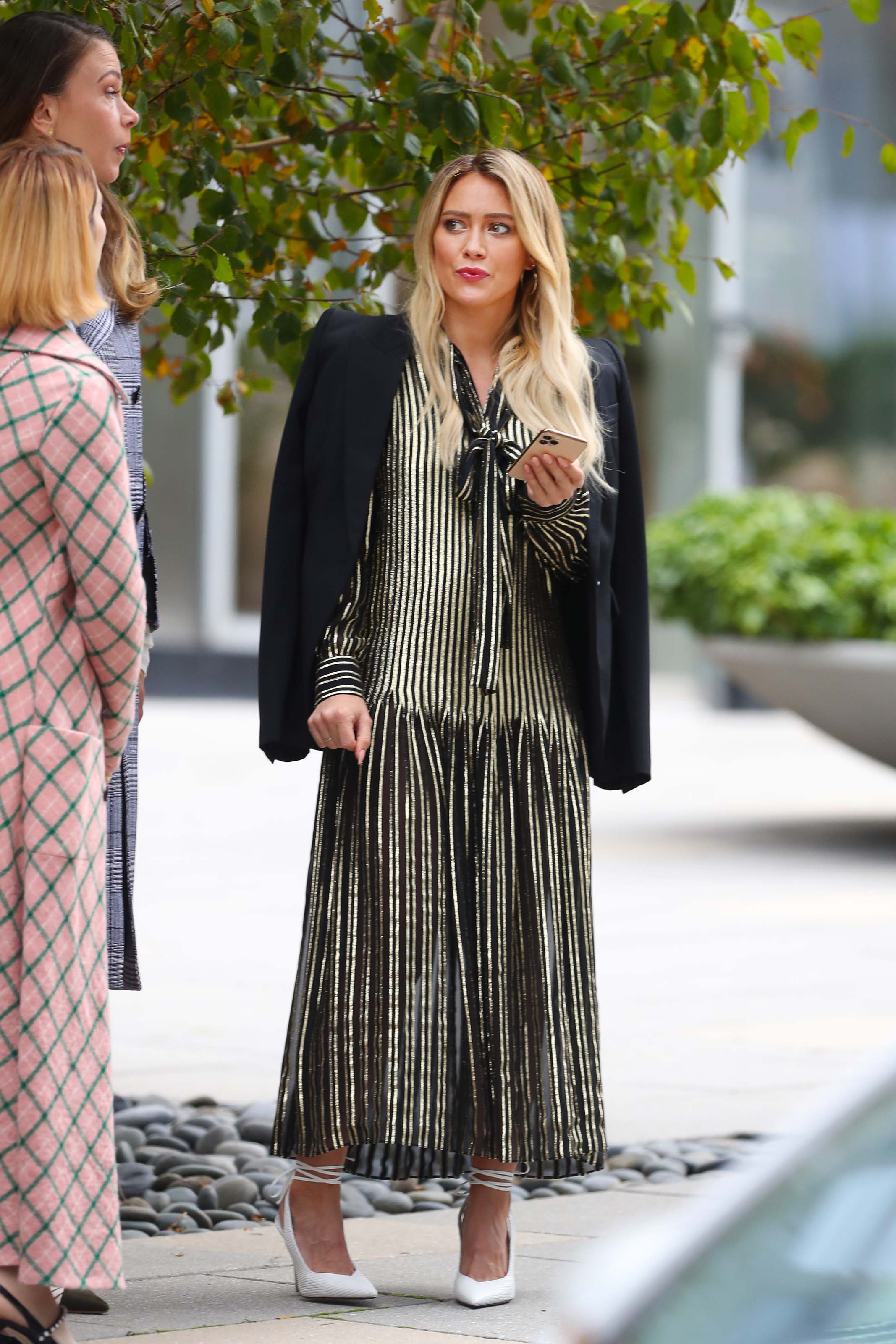 Hilary Duff seen on the set of Younger in New York City
