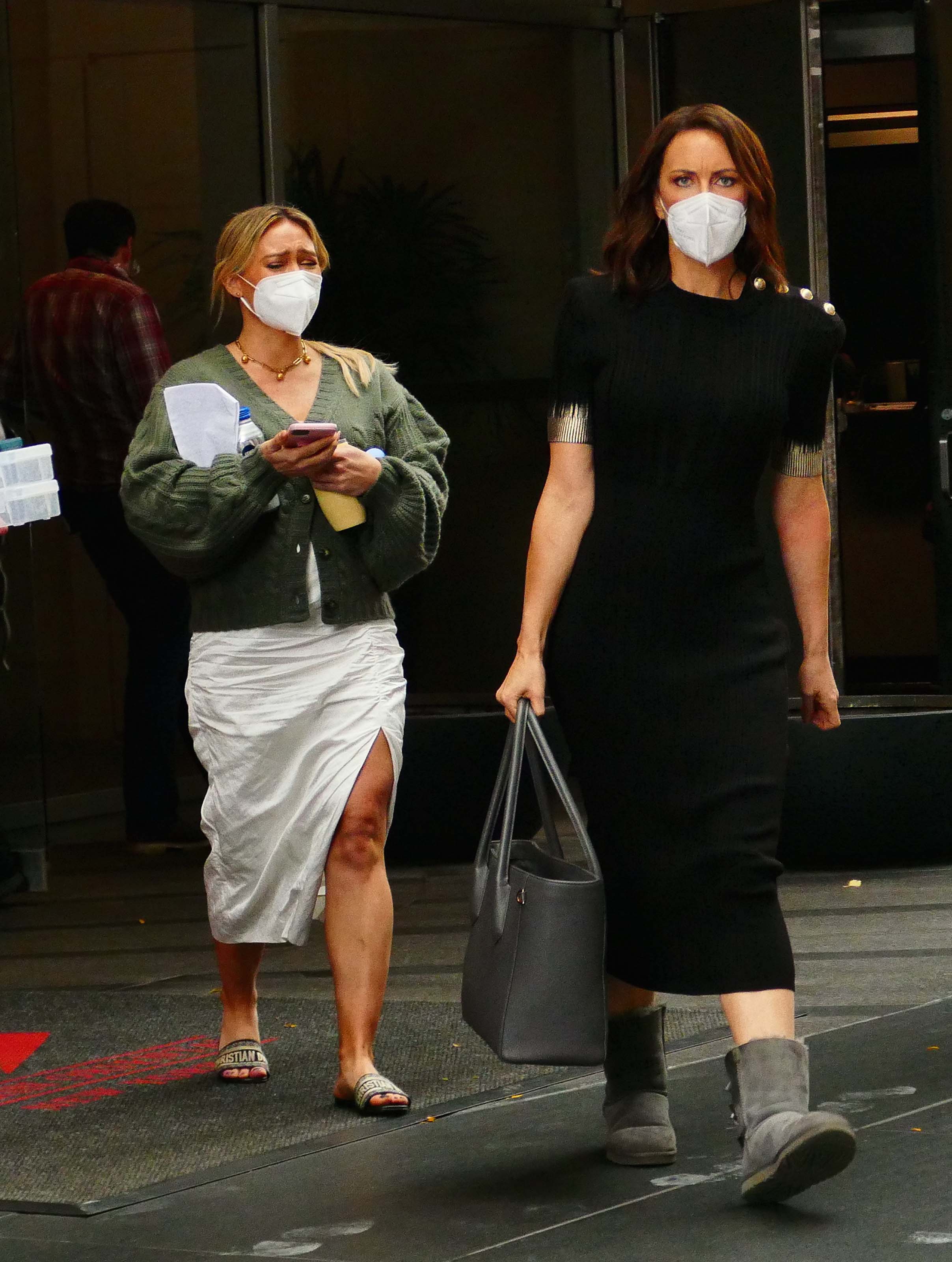 Hilary Duff seen on the set of Younger in New York City