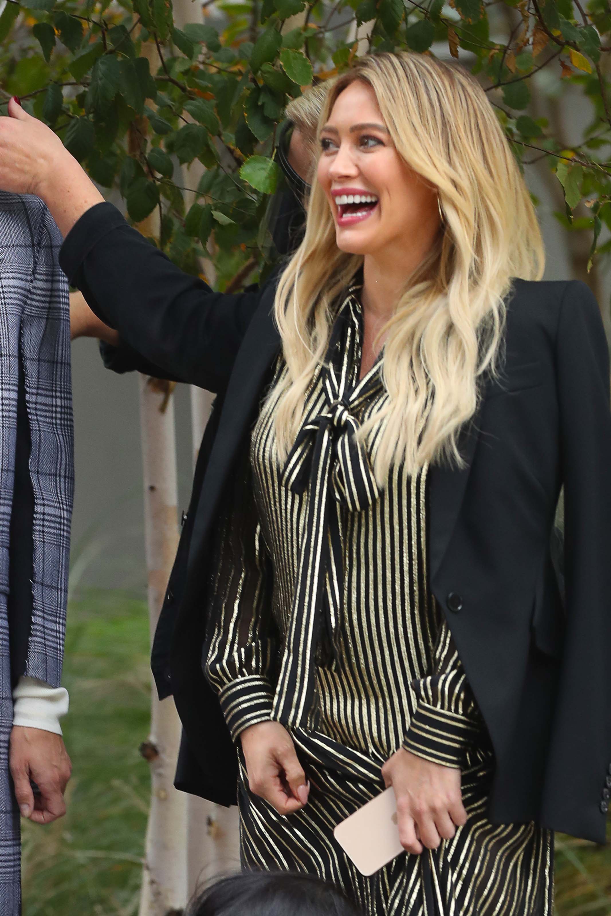 Hilary Duff seen on the set of Younger in New York City