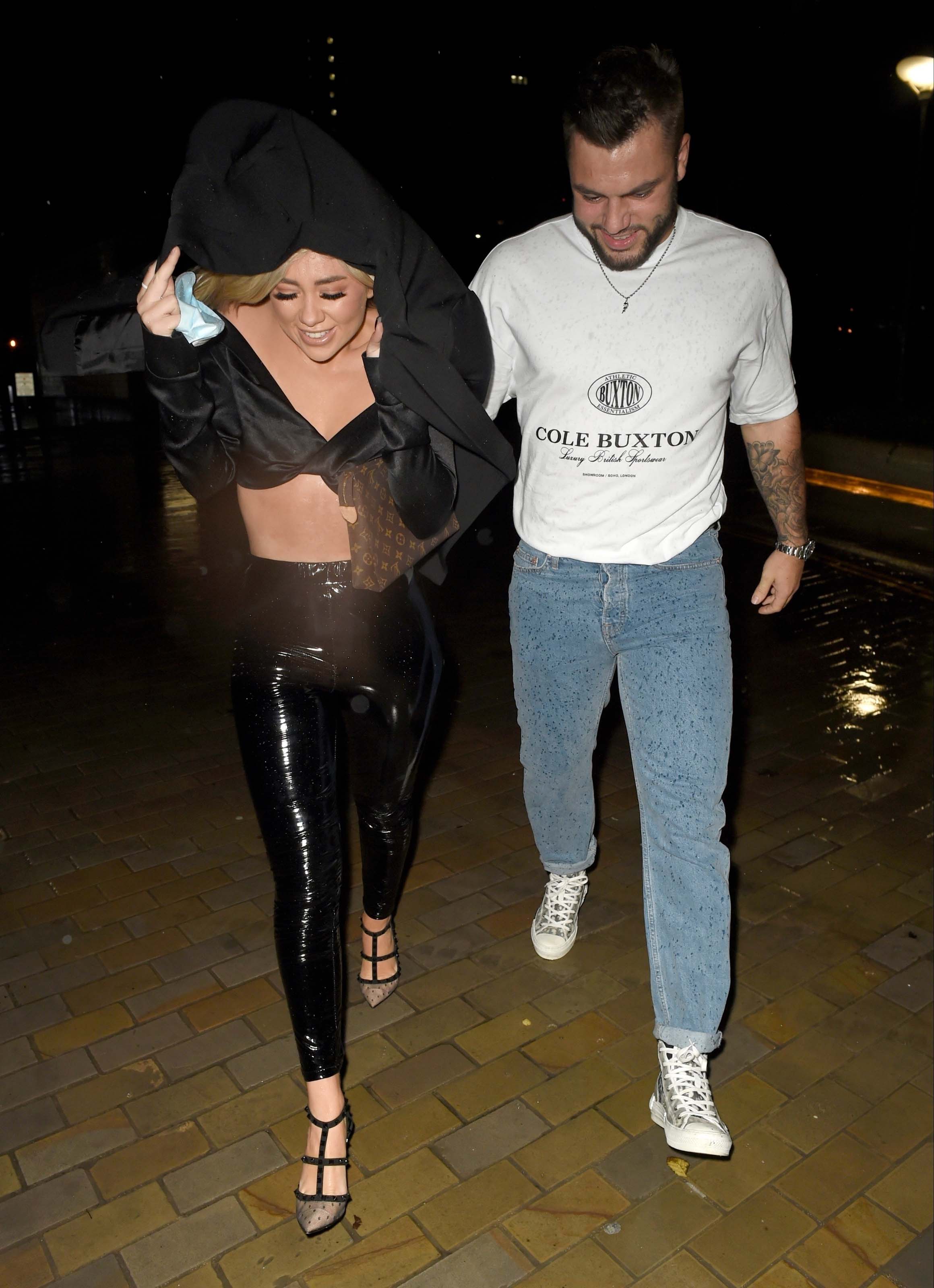 Paige Turley seen at Menagerie Restaurant in Manchester