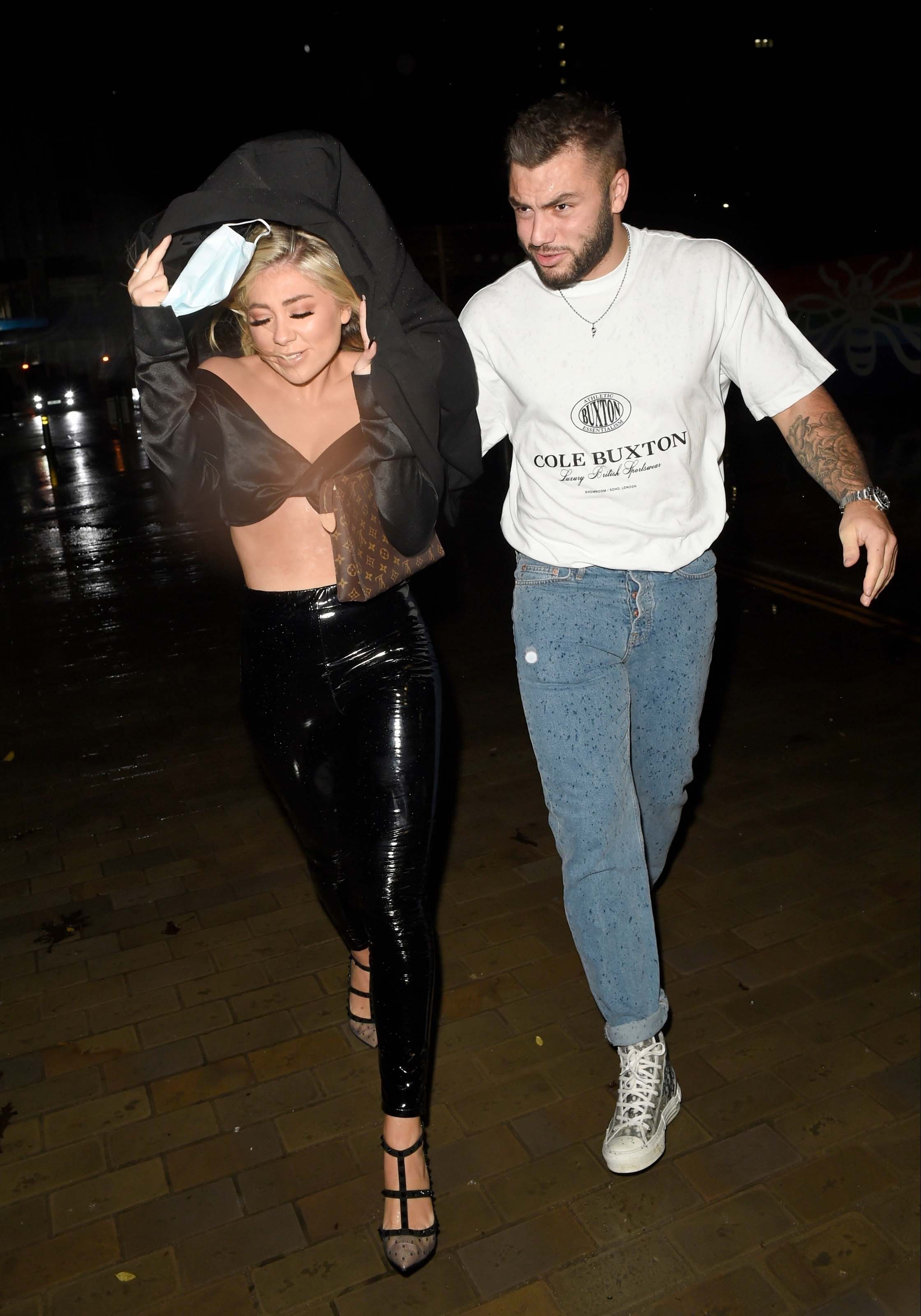 Paige Turley seen at Menagerie Restaurant in Manchester