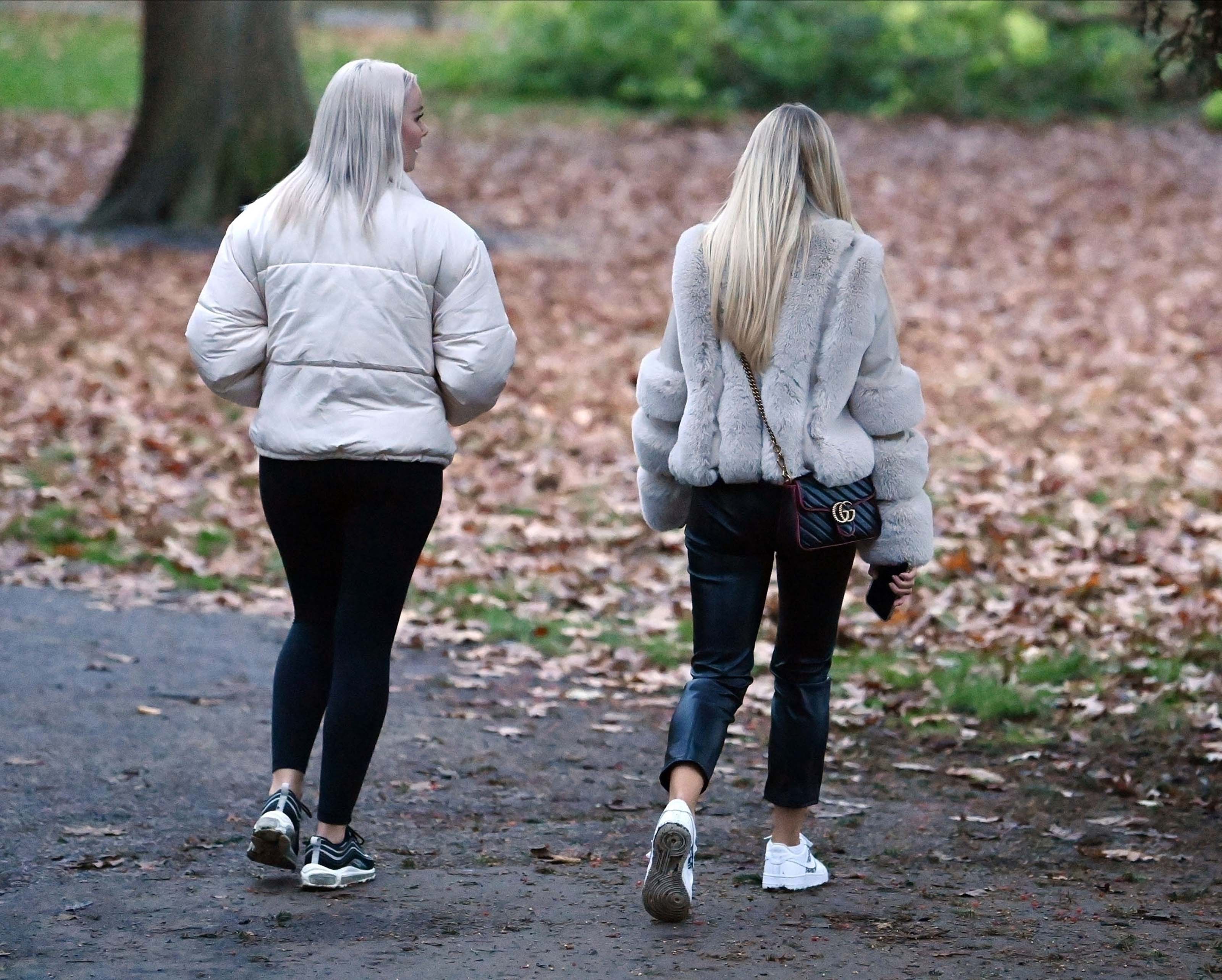 Abbie Quinnen out in West London Park