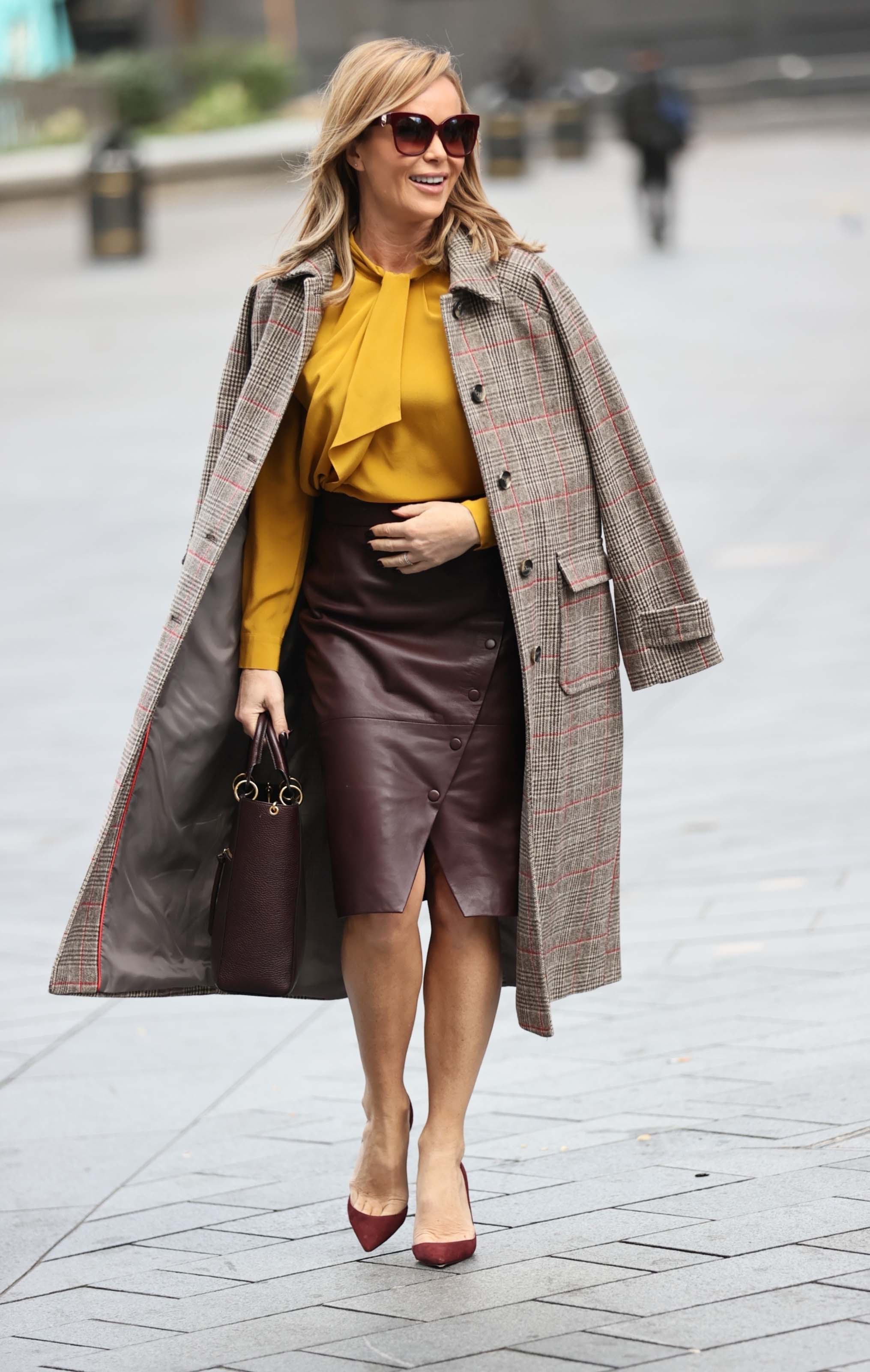 Amanda Holden seen at Global Radio Studios in London