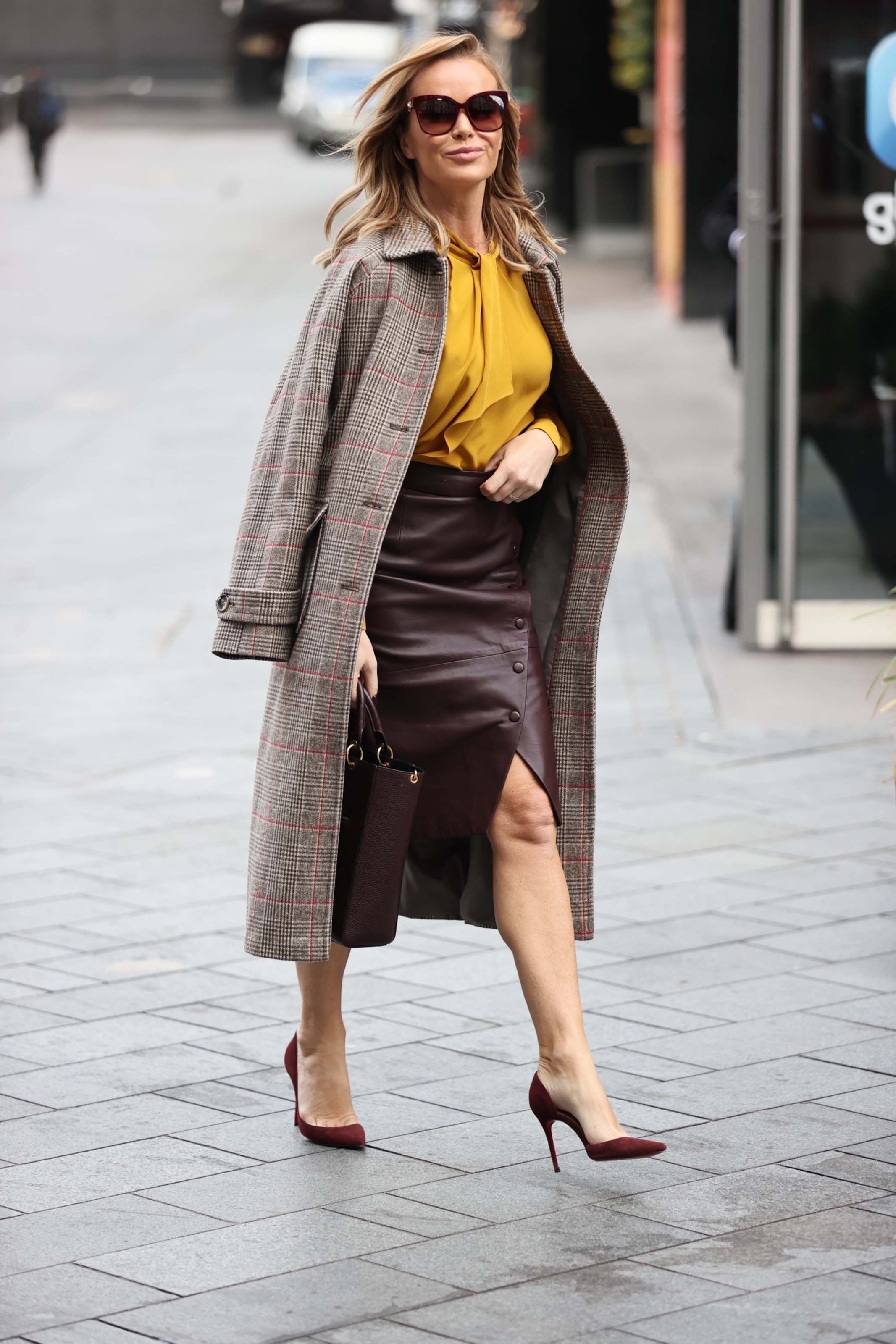 Amanda Holden seen at Global Radio Studios in London