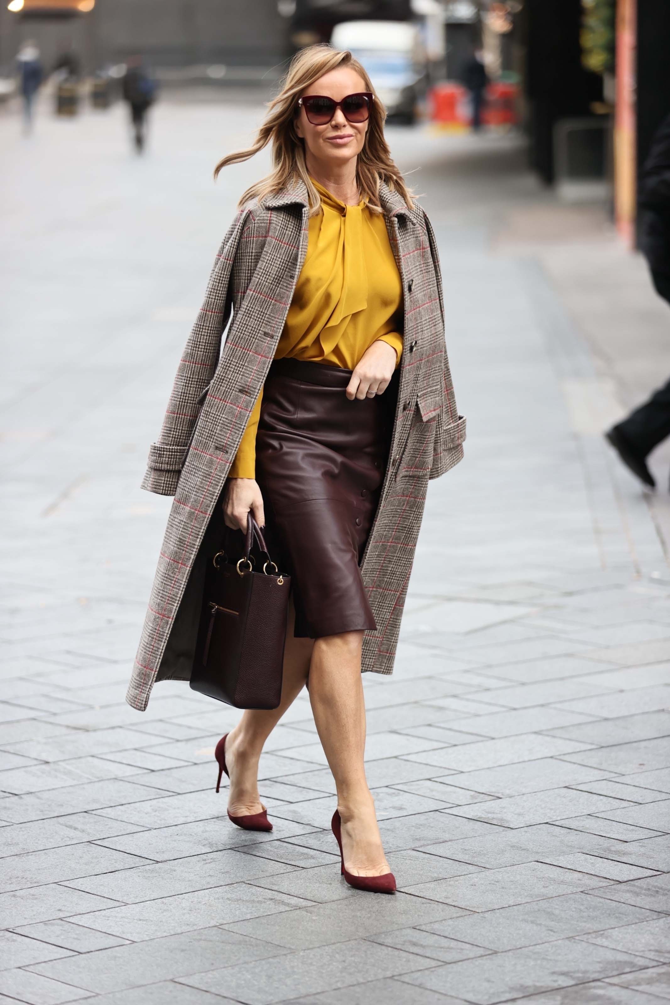 Amanda Holden seen at Global Radio Studios in London