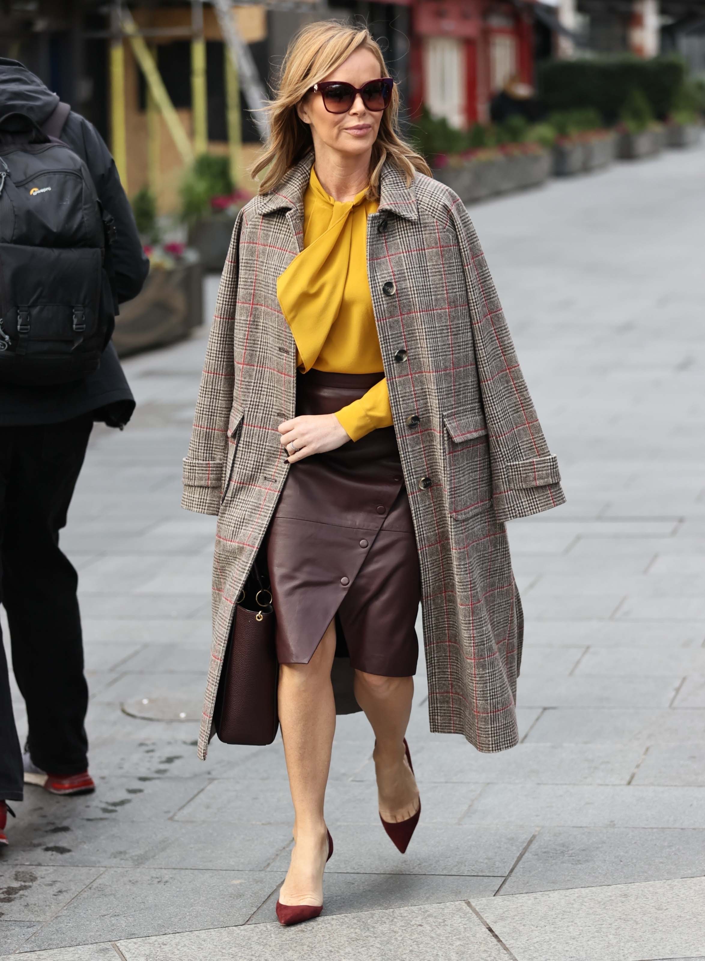 Amanda Holden seen at Global Radio Studios in London