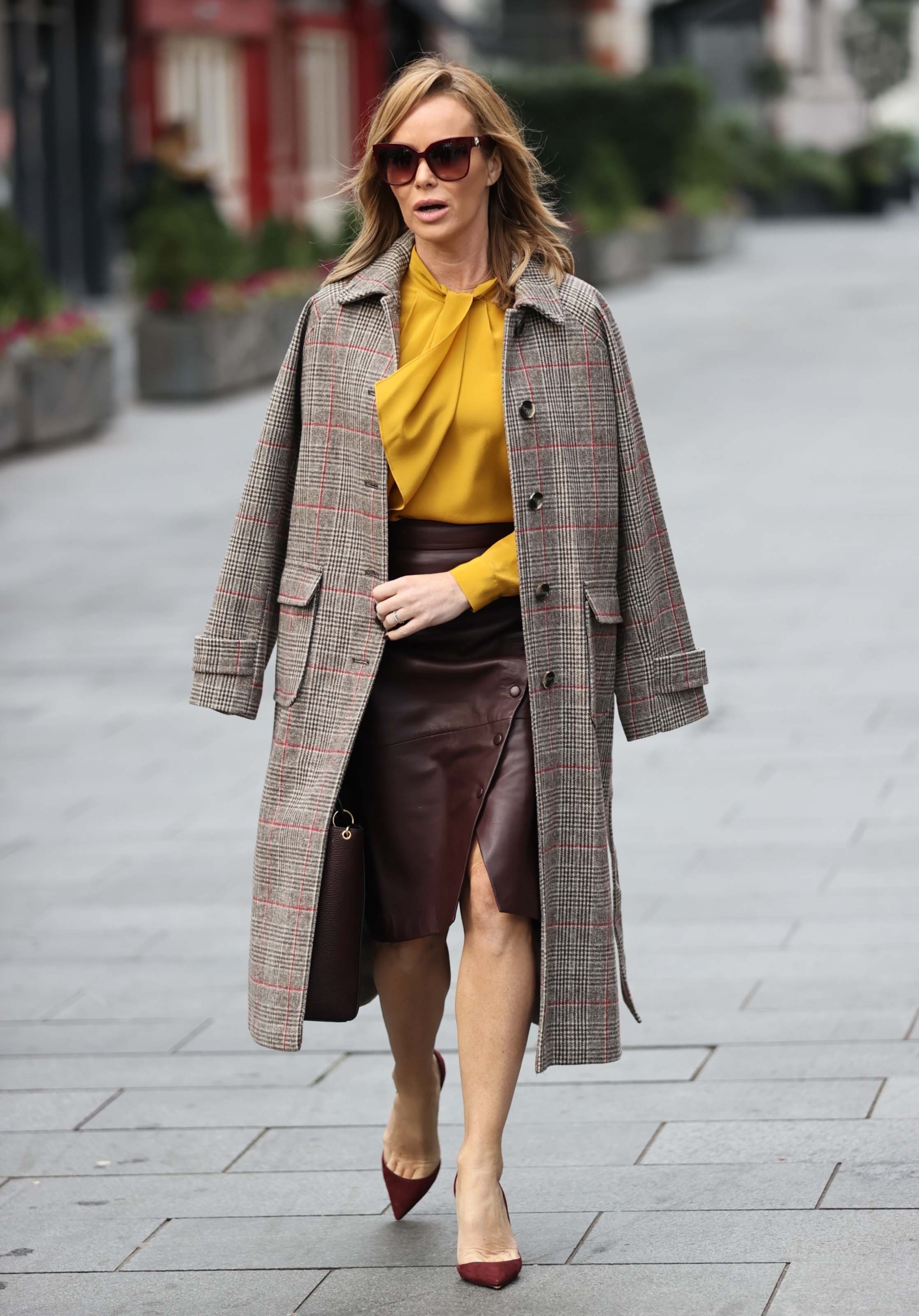 Amanda Holden seen at Global Radio Studios in London