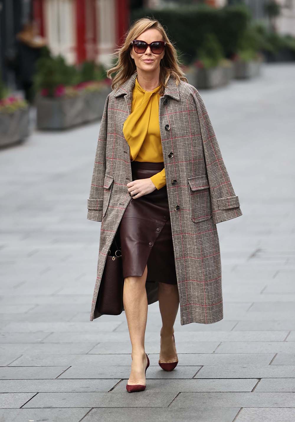 Amanda Holden seen at Global Radio Studios in London