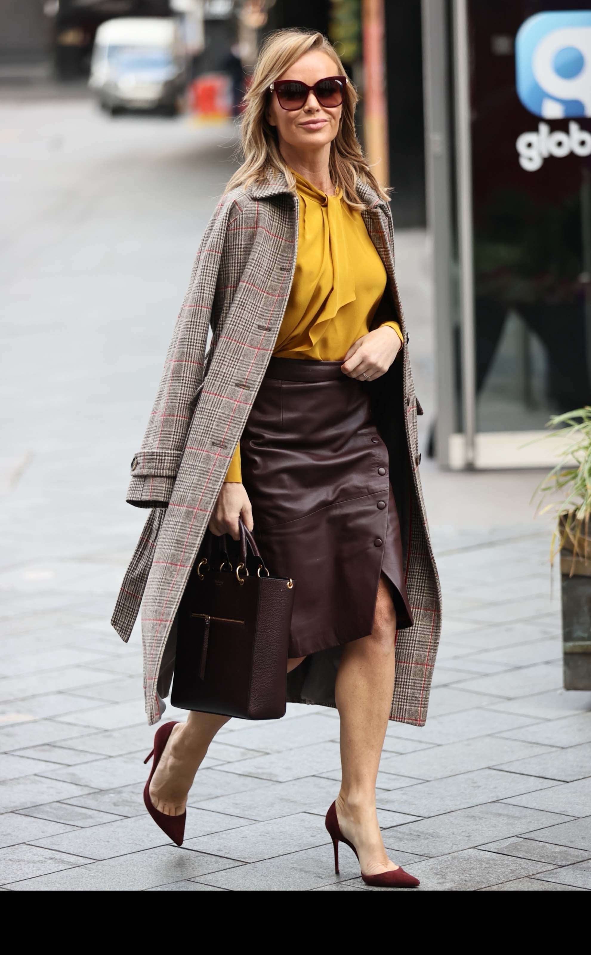 Amanda Holden seen at Global Radio Studios in London