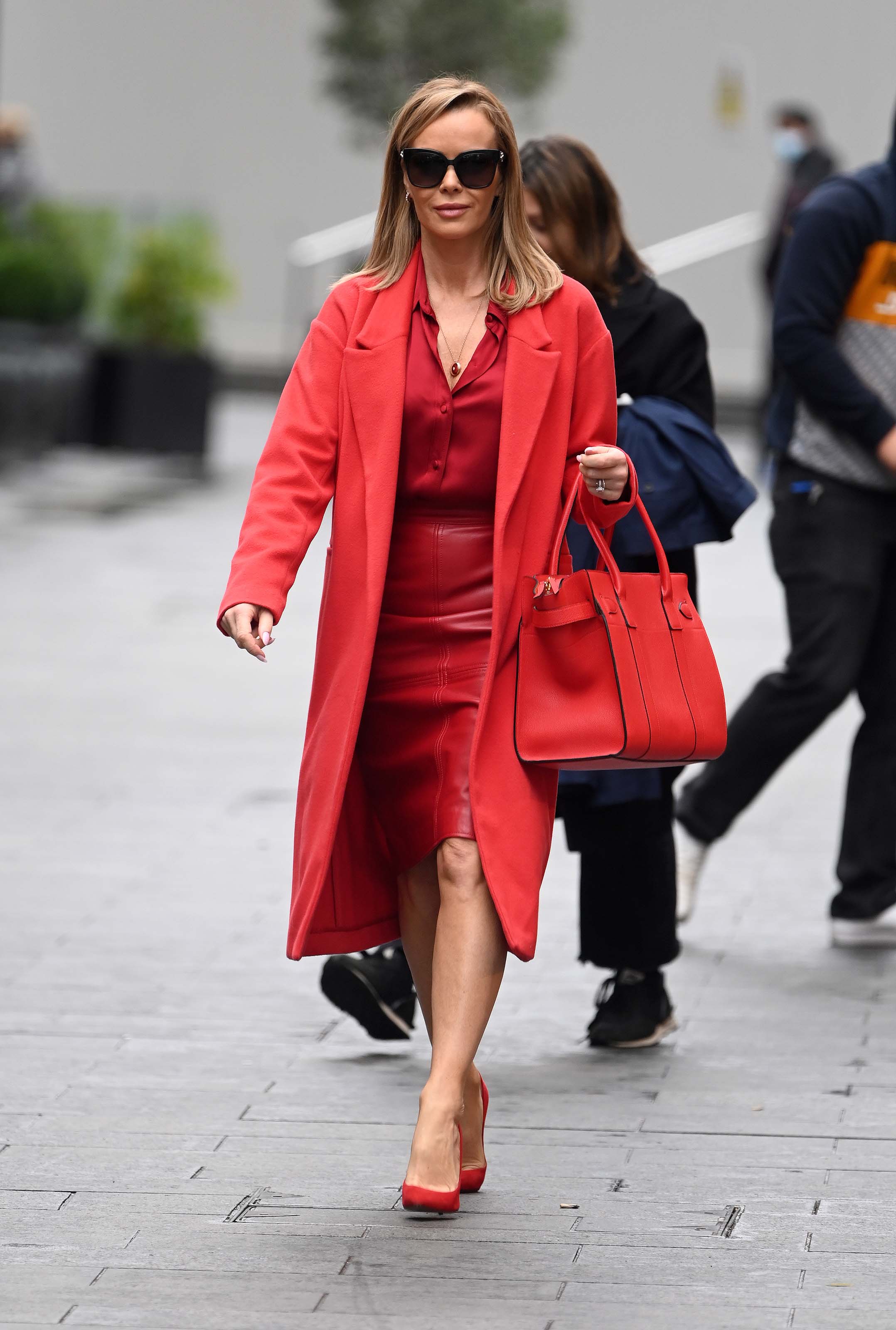 Amanda Holden seen at Global Radio