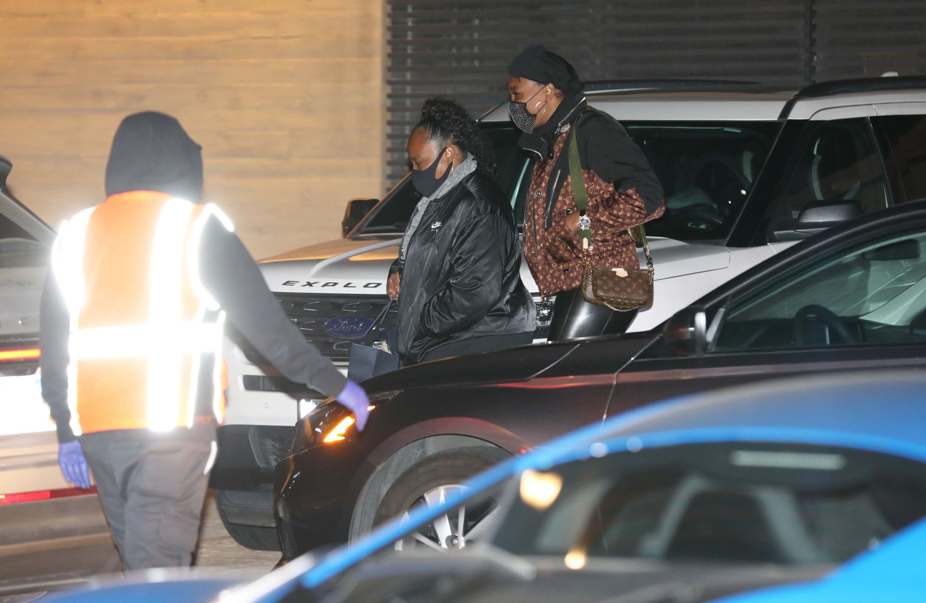 Venus Williams leaving her hotel after the Paris Fashion Week 2020