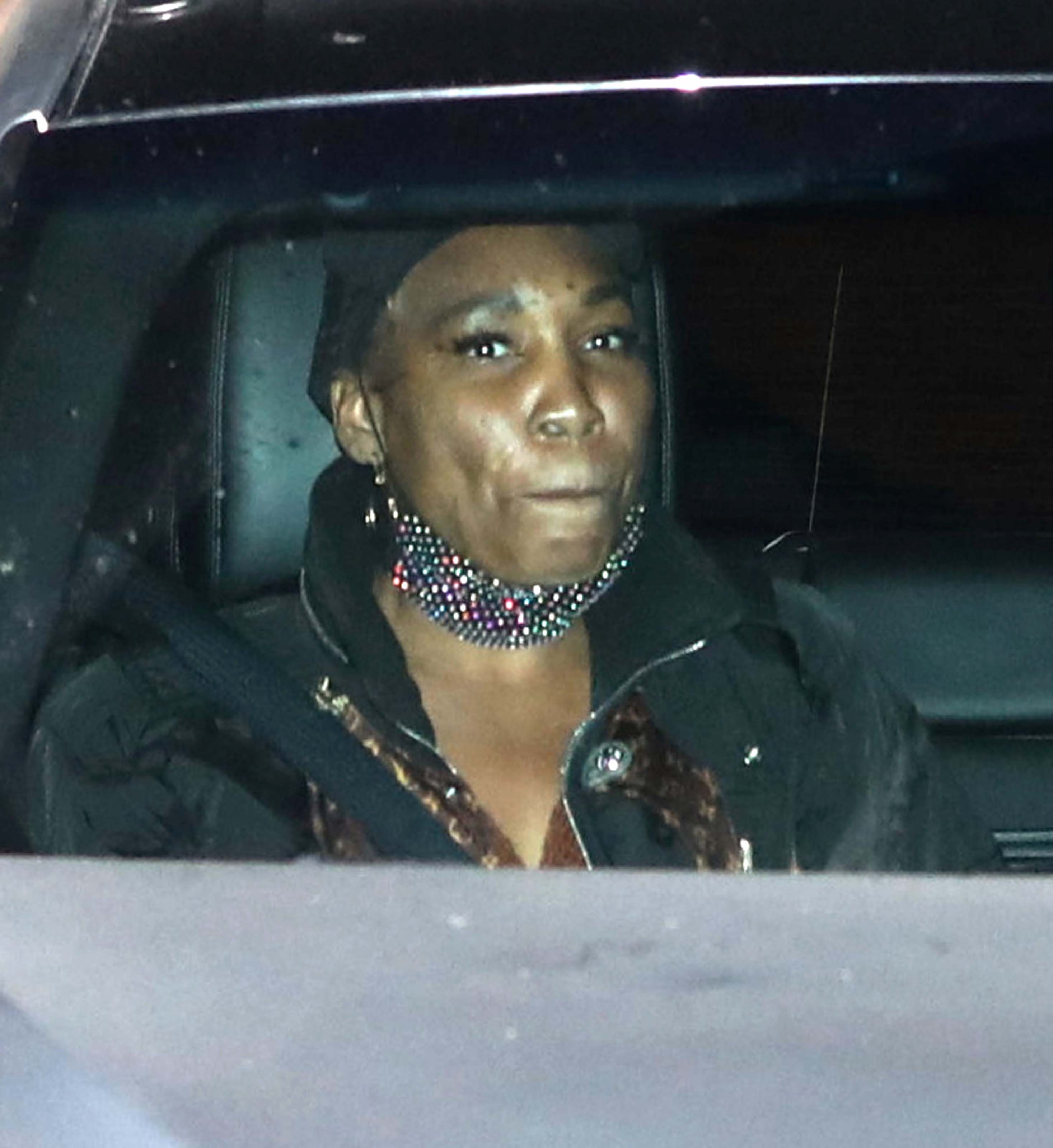 Venus Williams leaving her hotel after the Paris Fashion Week 2020
