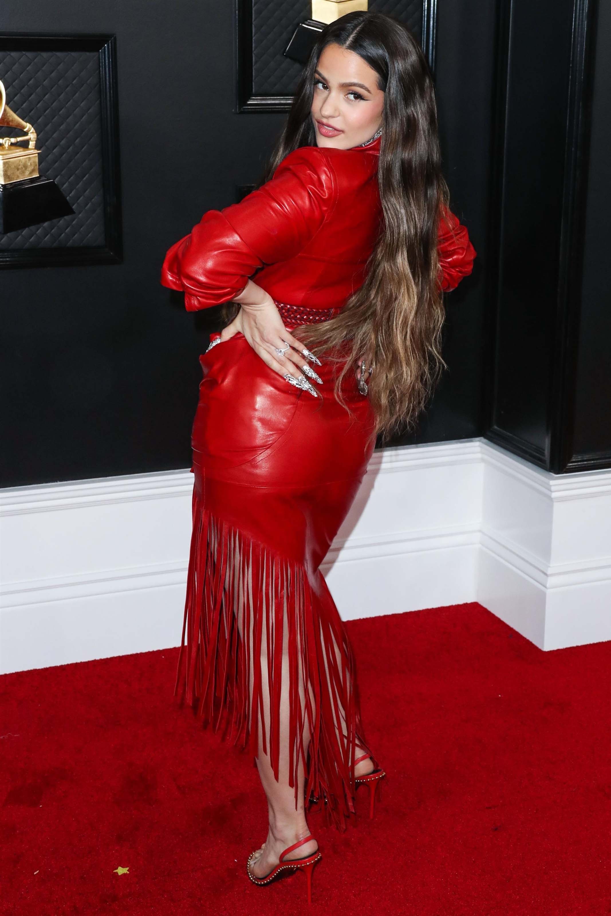 Rosalia attends 62nd Annual GRAMMY Awards at Staples Center in Los Angeles, CA