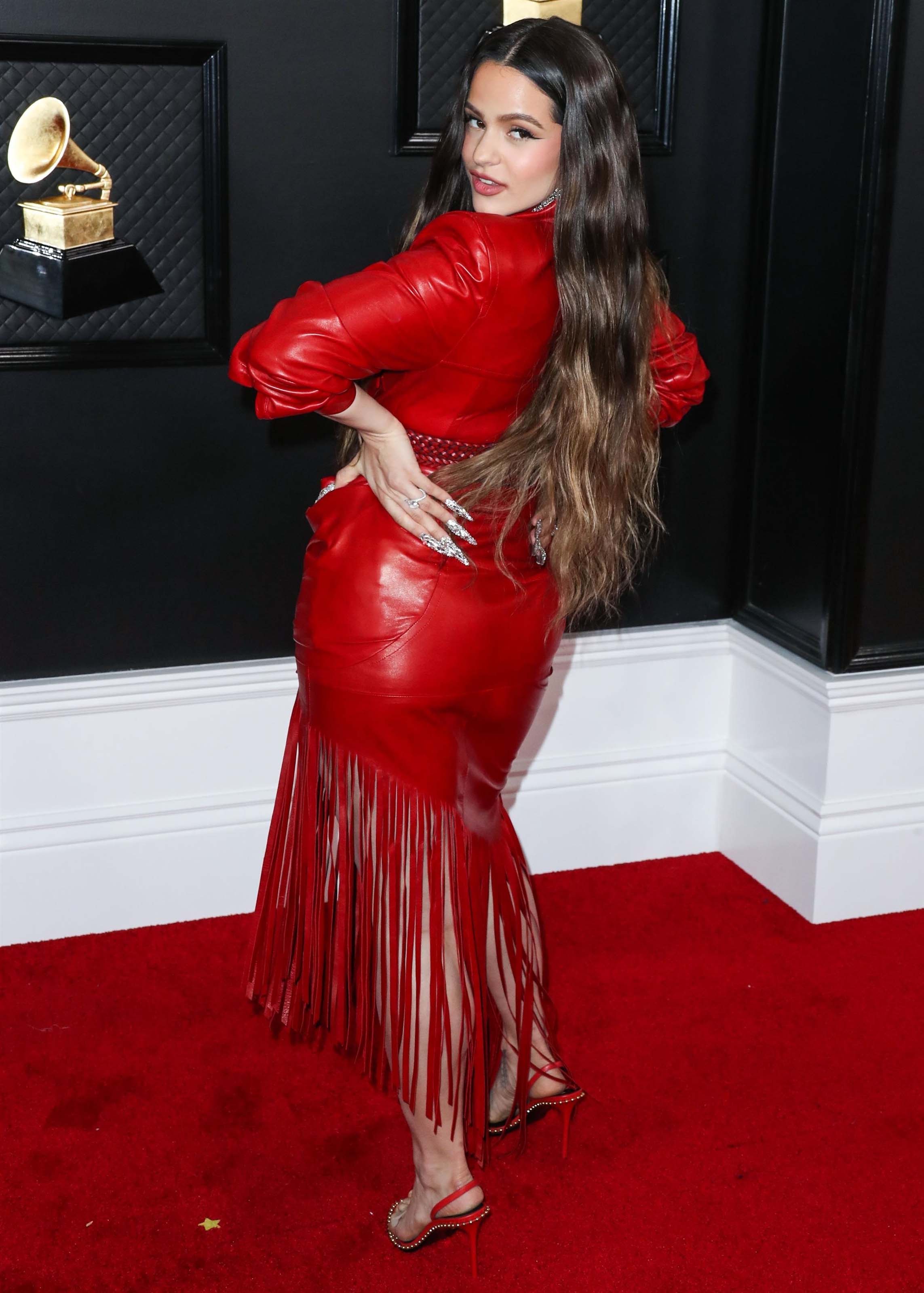 Rosalia attends 62nd Annual GRAMMY Awards at Staples Center in Los Angeles, CA